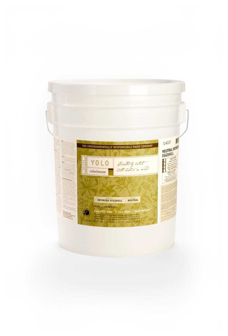 YOLO Colorhouse 124257 Eggshell White Tintable Water-based Interior Paint (5-Gallon)