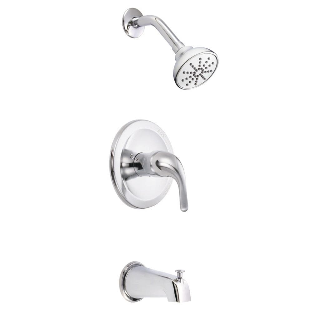 Danze Melrose Chrome 1-handle Single Function Bathtub and Shower Faucet ...