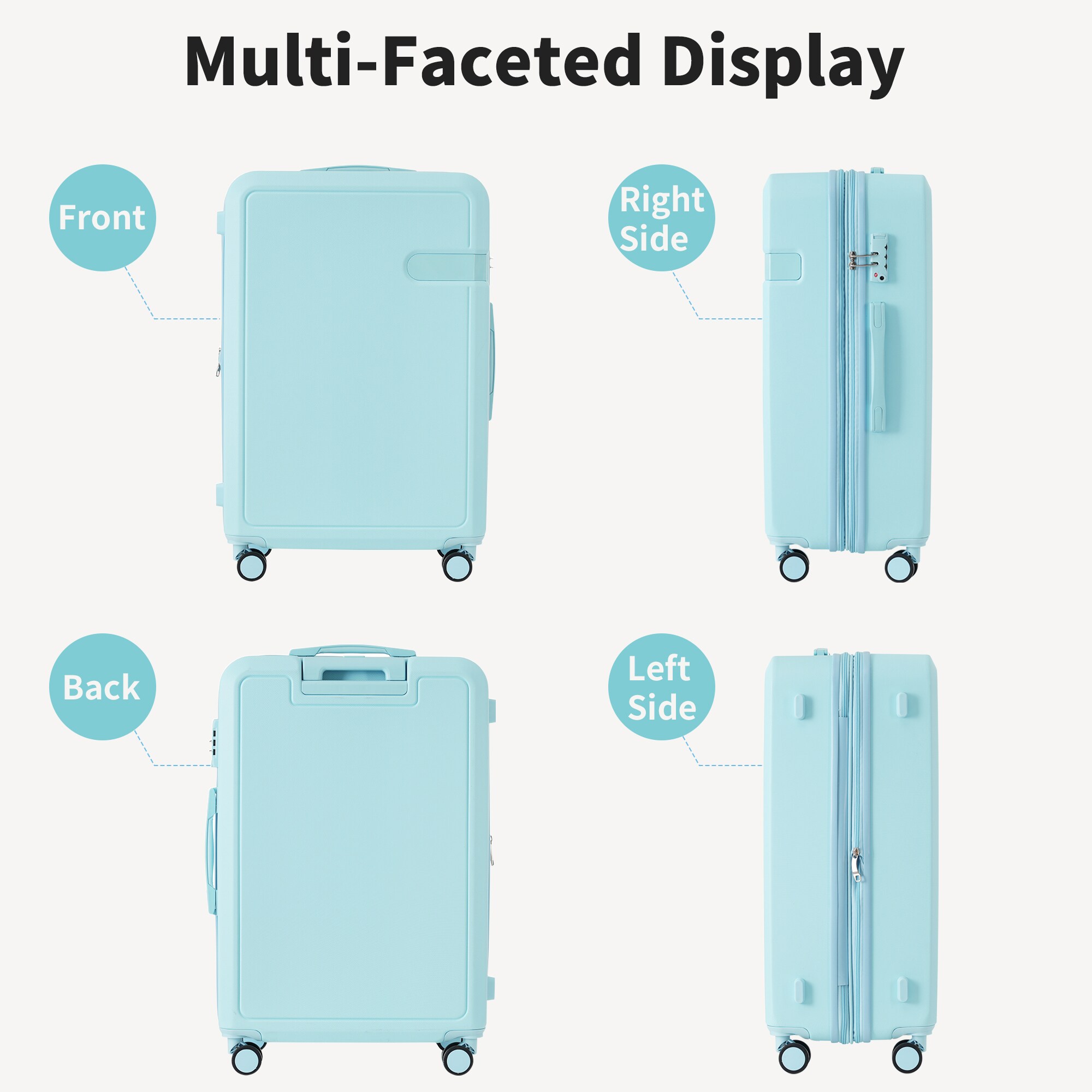 ModernLuxe N732P197378N Luggage-And-Luggage-Sets - View #9