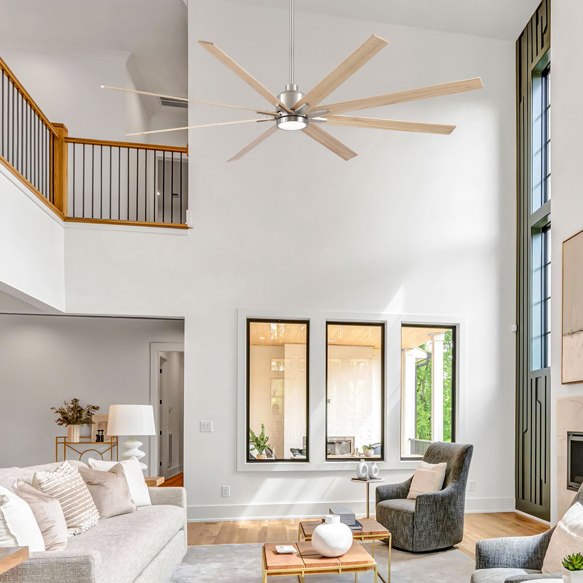 WELLFOR GASL021BK Ceiling-Fans - View #2