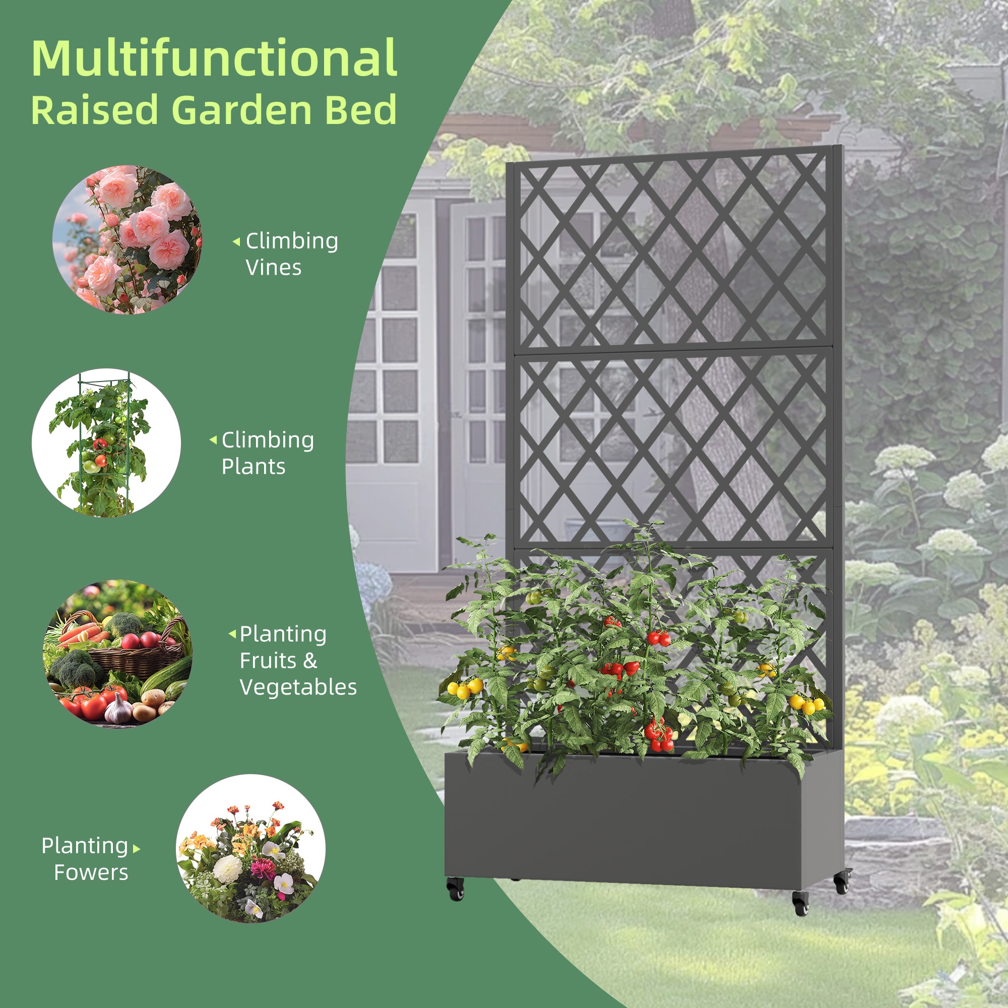 Misty Moon LW0409-RPB-ZZX126 Raised-Planter-Boxes - View #4