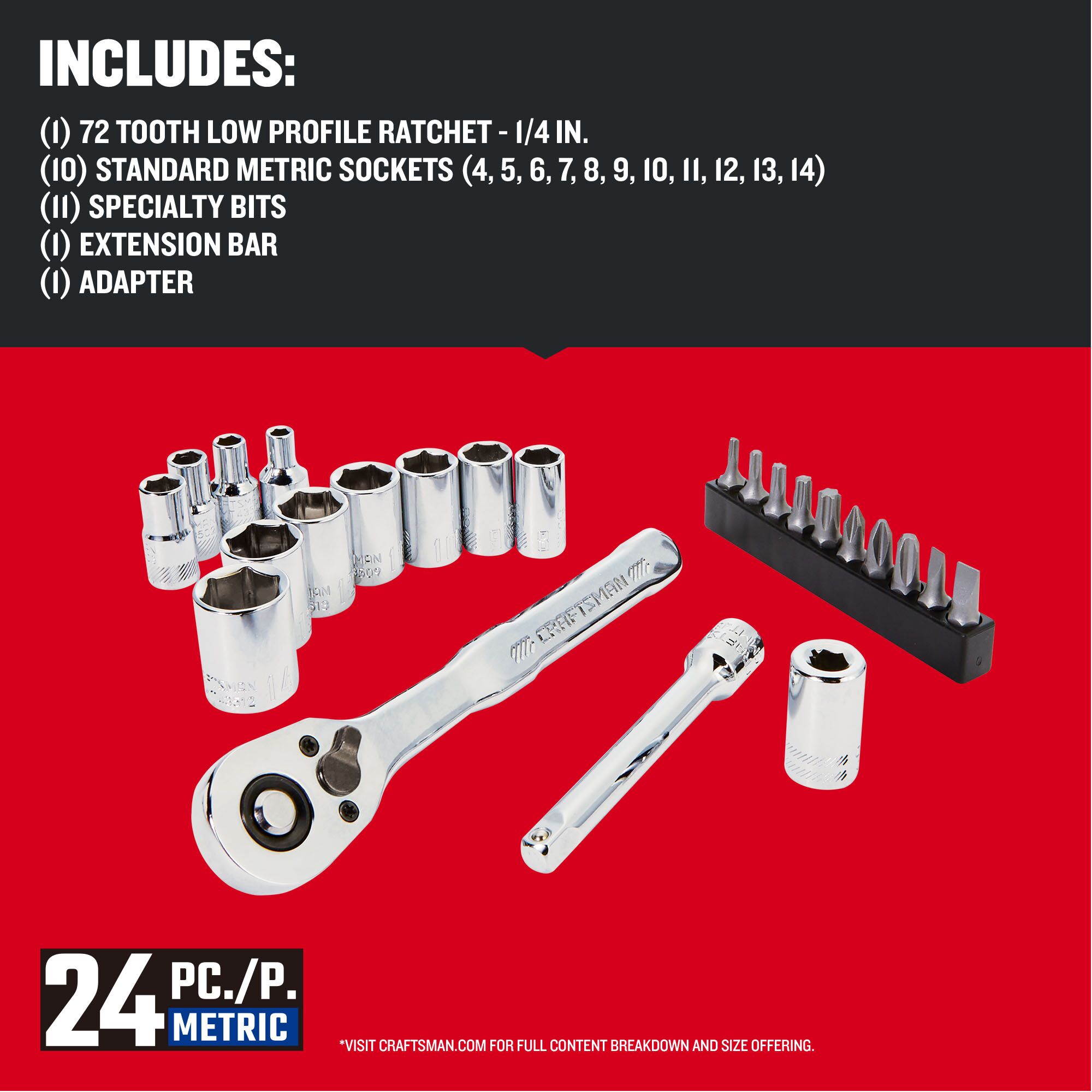 CRAFTSMAN CMMT12110LZ Mechanics-Tool-Sets - View #3