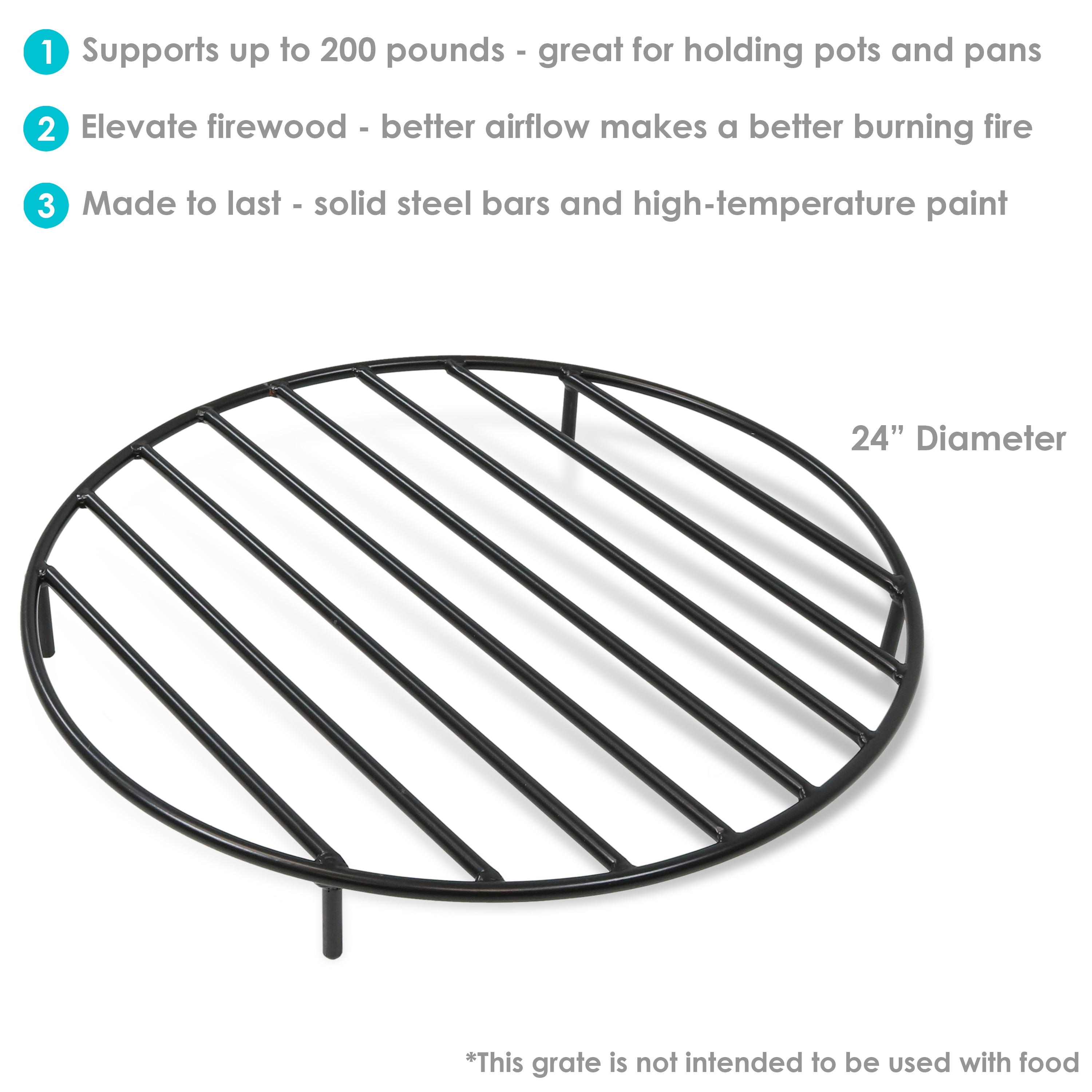 Sunnydaze Decor NB-RG24-INV Gas-Fire-Pit-Accessories - View #4