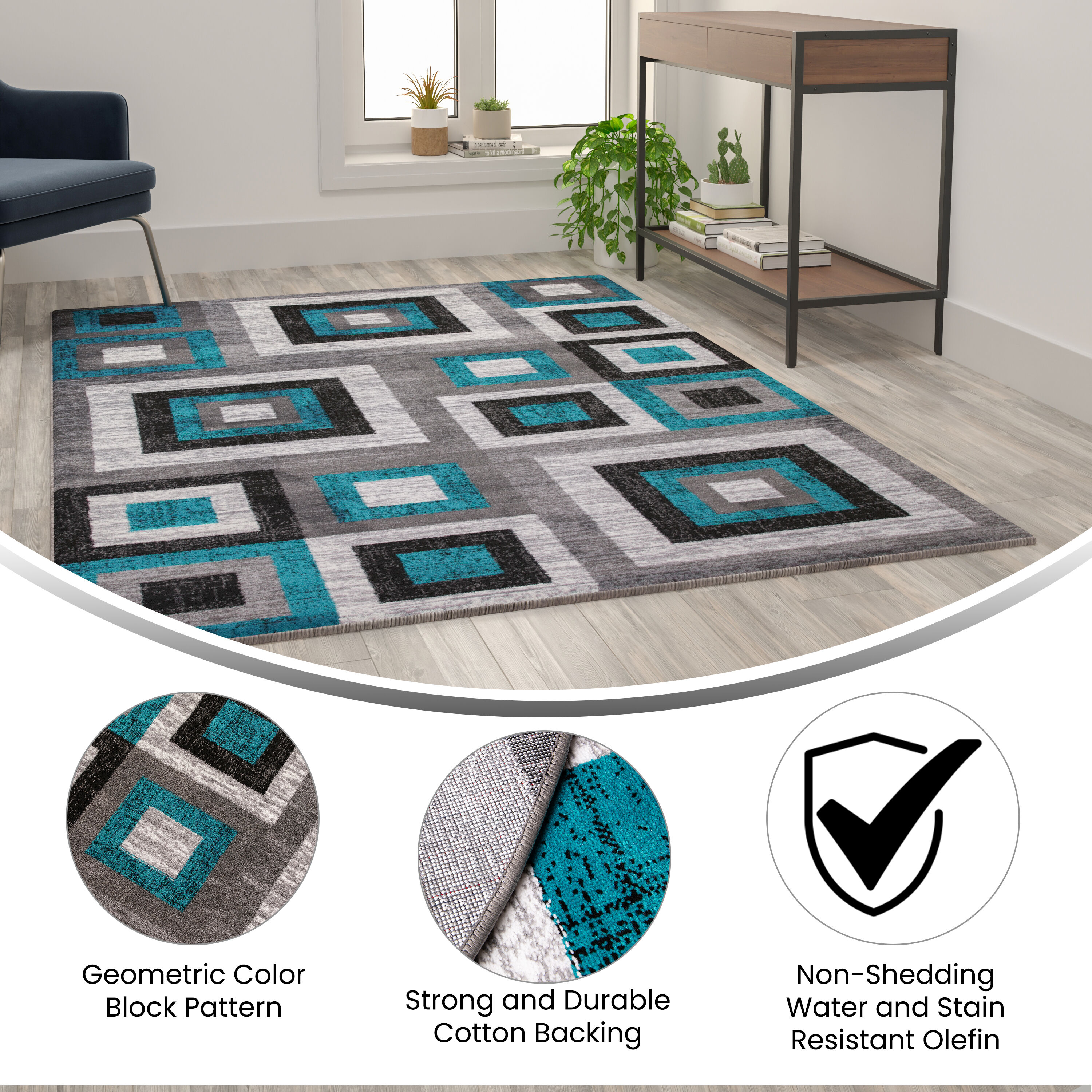Flash Furniture 840196386737 rugs - View #3
