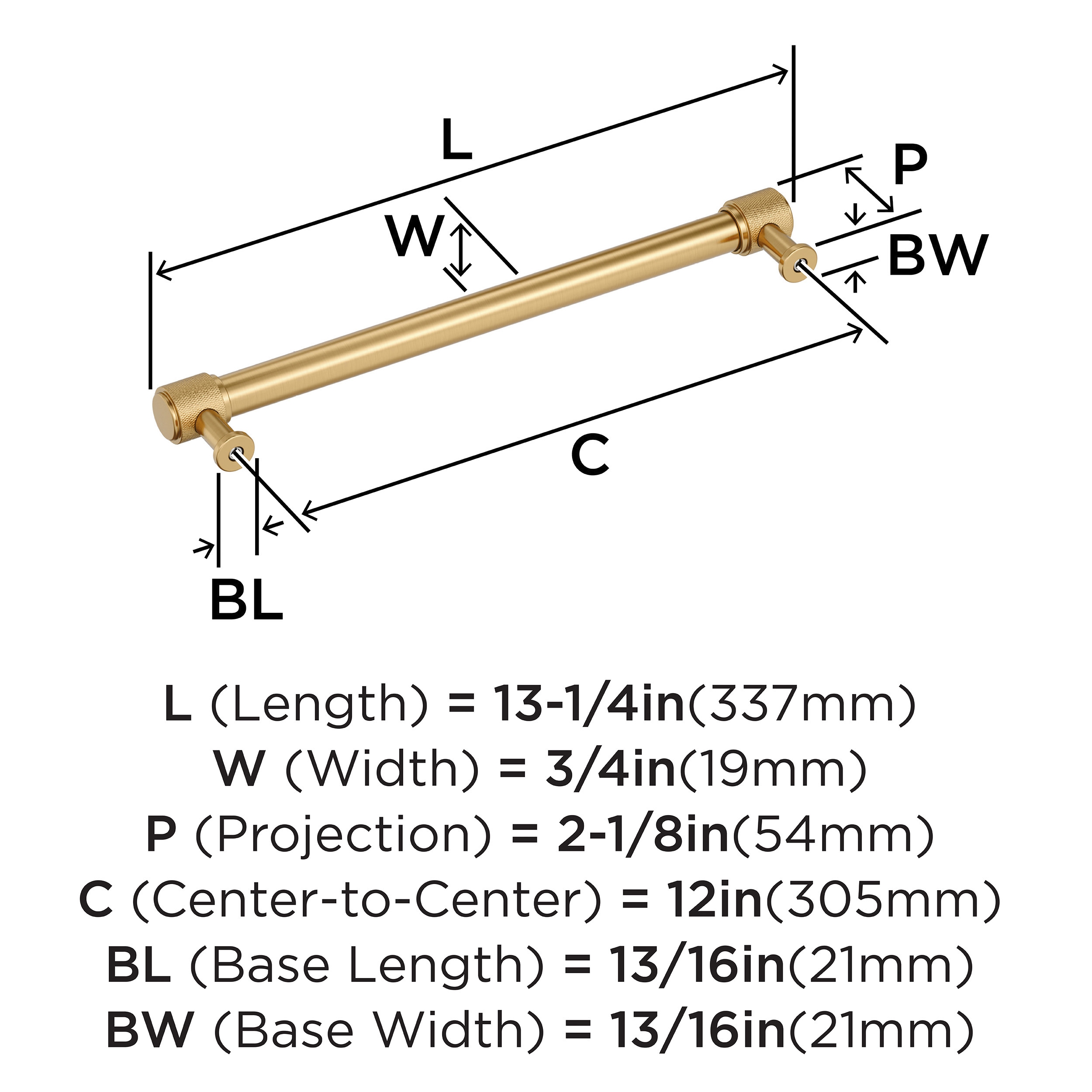 Amerock BP37750CZ Cabinet-Pulls - View #4