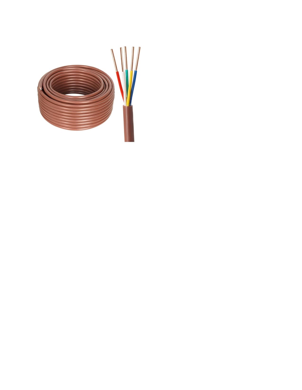  C350295 THERMOSTAT WIRE 22 / 5 Stranded Thermostat Wire ( ROLL )