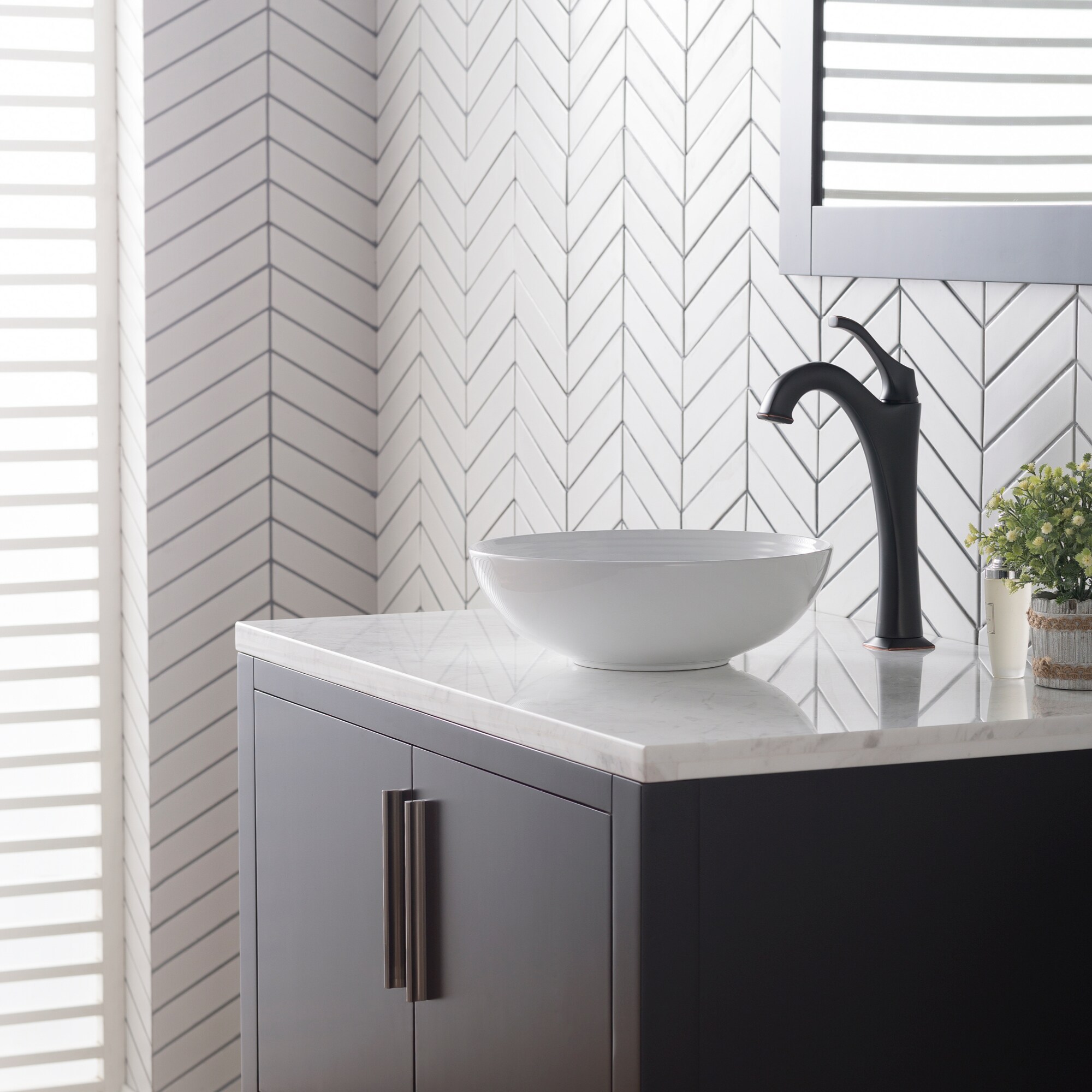 Kraus KCV-204GWH Bath-Sink - View #4