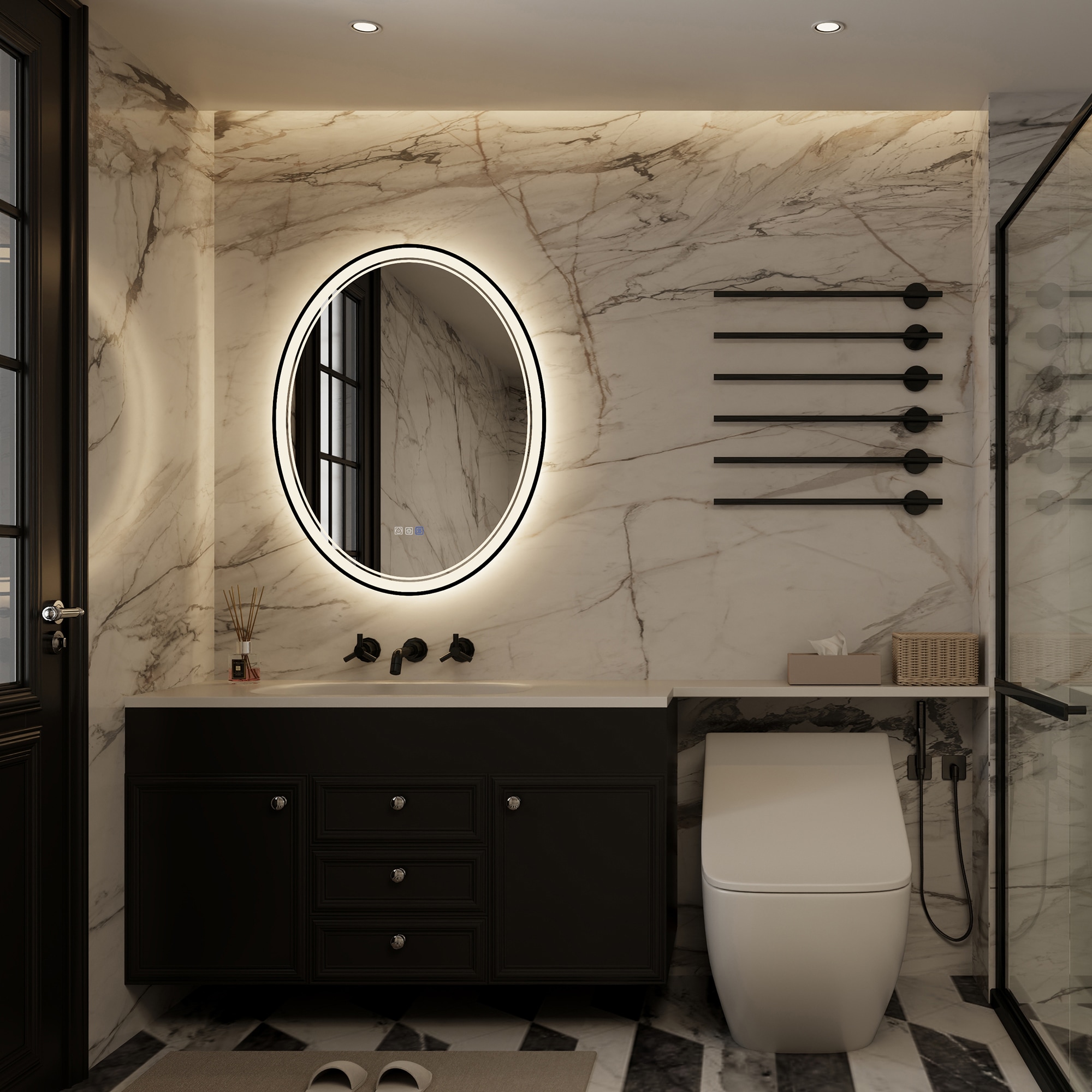 ExBrite DHBM2432BS Framed-Bath-Mirrors - View #19