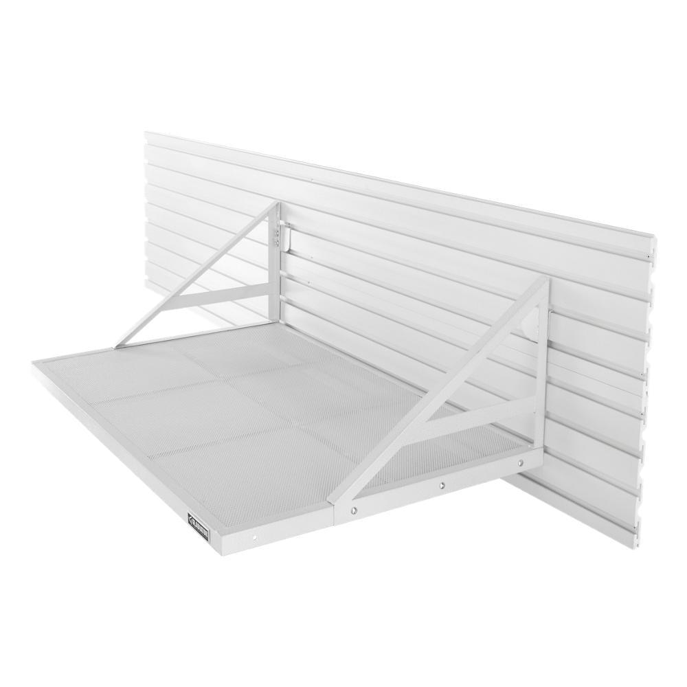 Gladiator GearLoft Max 16in White Steel Multipurpose Shelf in the