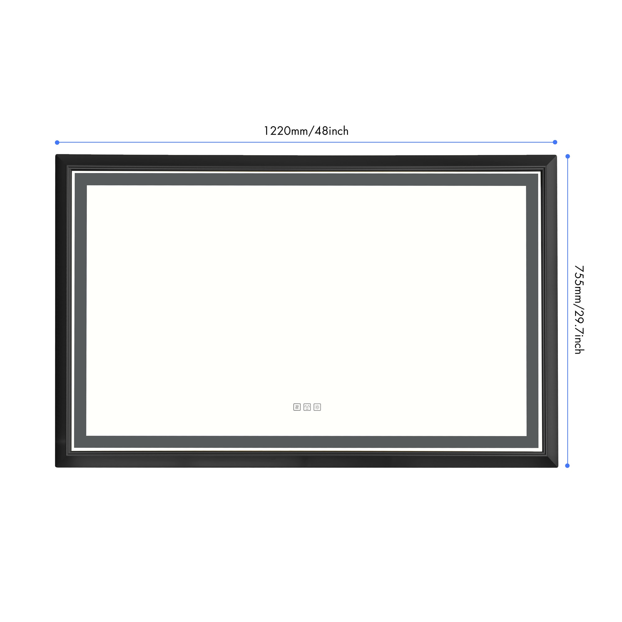 BABOOM BOM-0122120-OR Framed-Bath-Mirrors - View #3