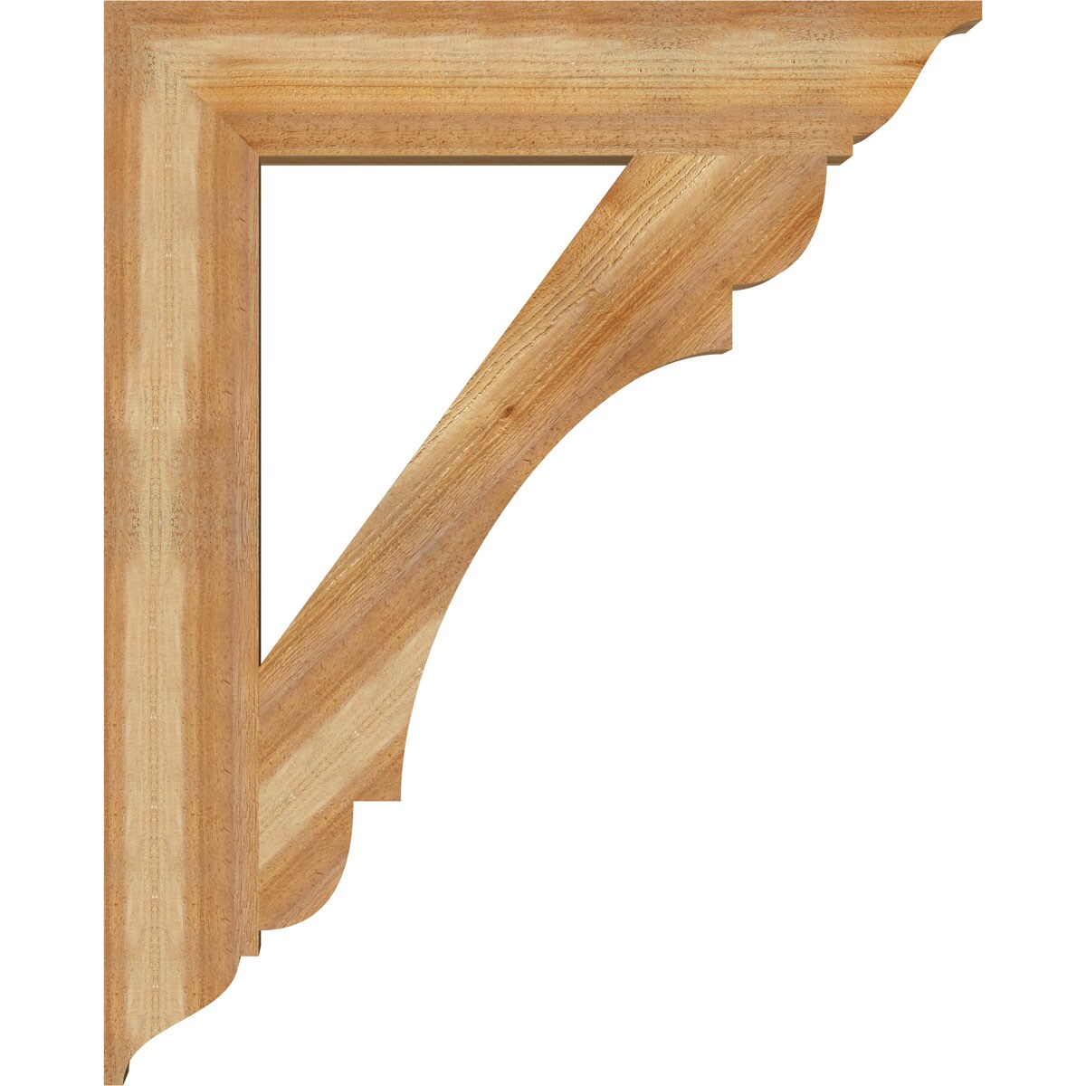 Ekena Millwork BKT06X34X42OLY01RWR Exterior-Brackets-Braces - View #3