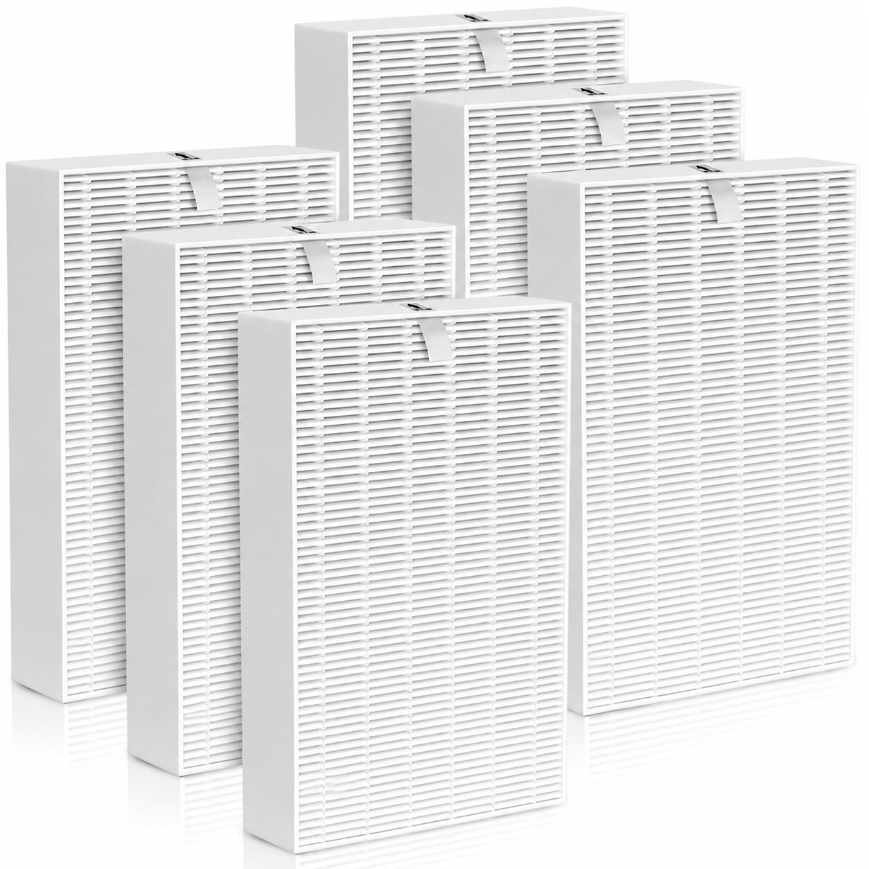 Afoxsos  HPA300 high-efficiency Filter R Replacement Compatible with HPA300 HPA200 HPA100 and HPA5300 Series 6 Pack durable