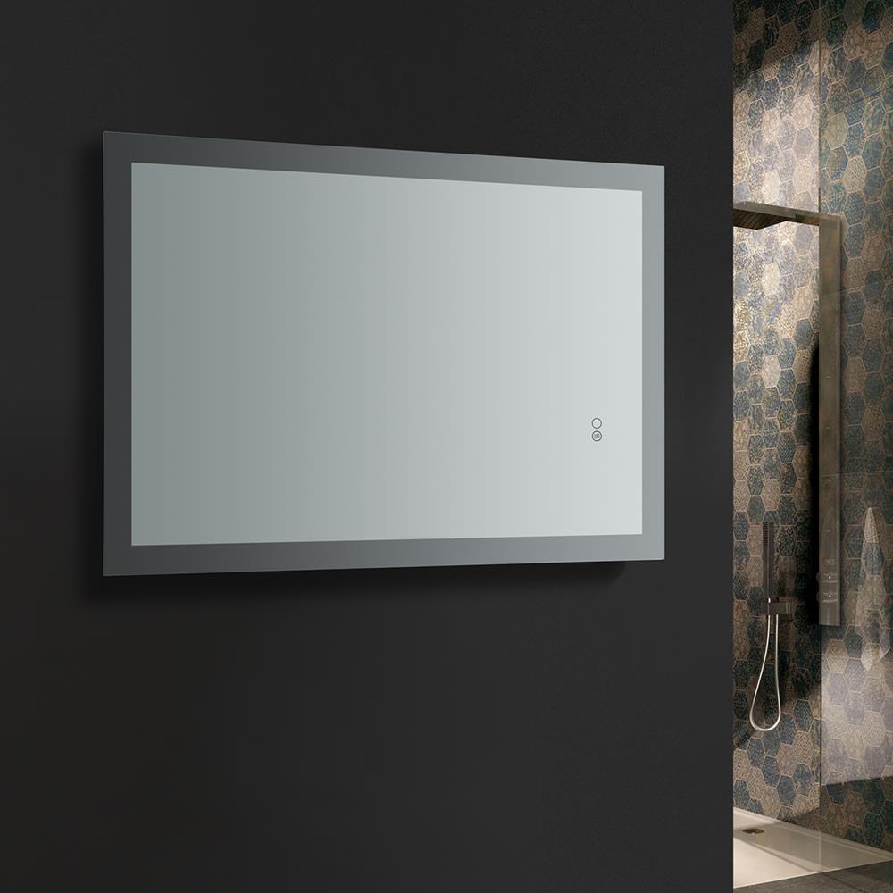 Angelo 36" x 24" Frameless LED Bathroom Vanity Mirror