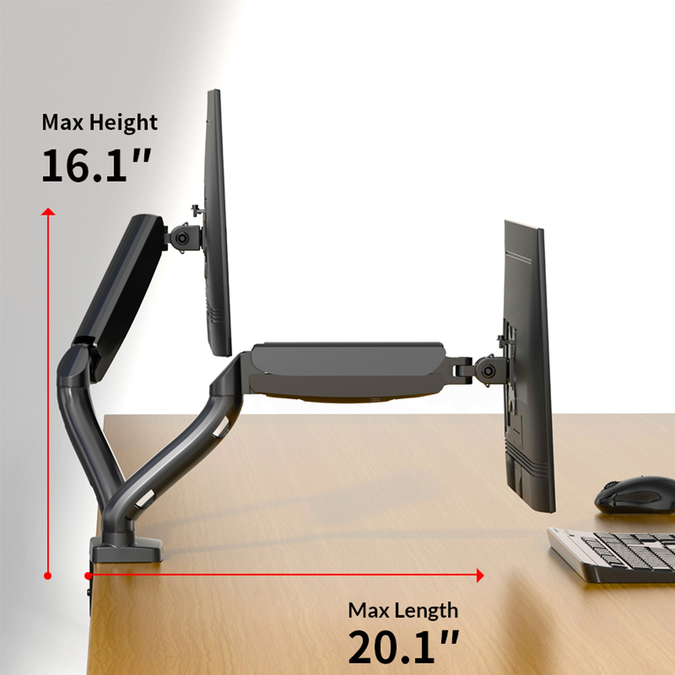 Uncaged Ergonomics MM2-B desks - View #6