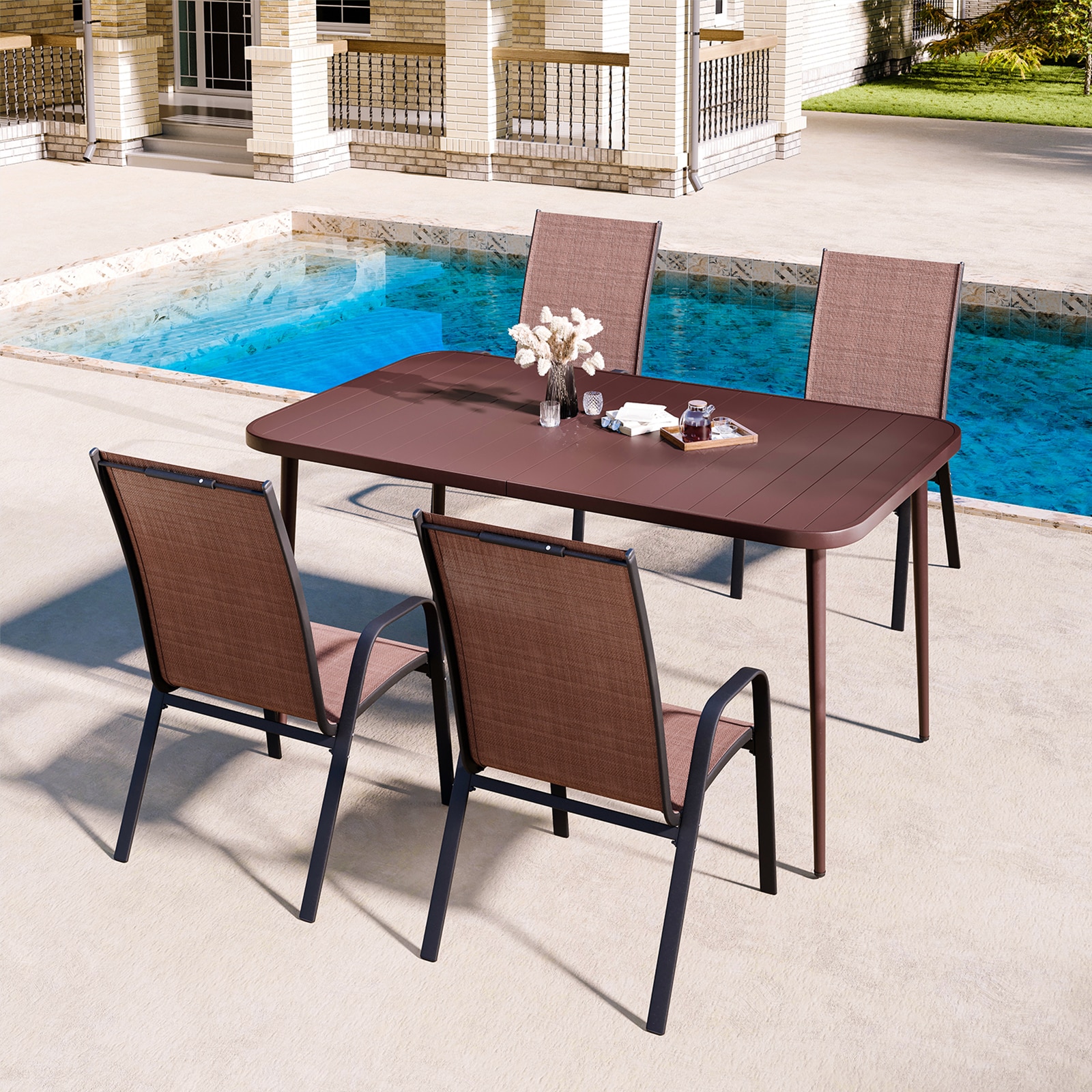 VOUA MWTPZ-DB Patio-Tables - View #3