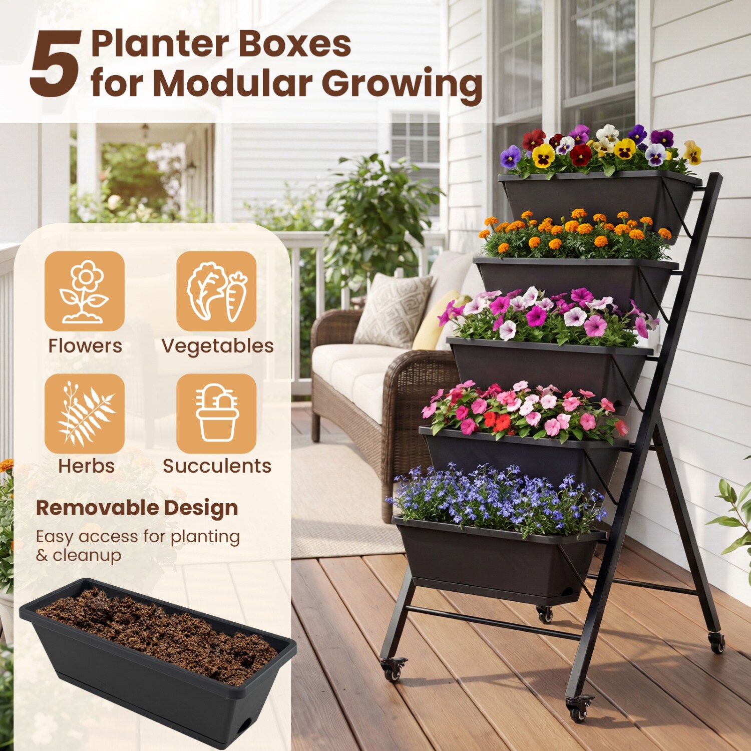 Slickblue D-CO-16331PN Raised-Garden-Beds - View #8