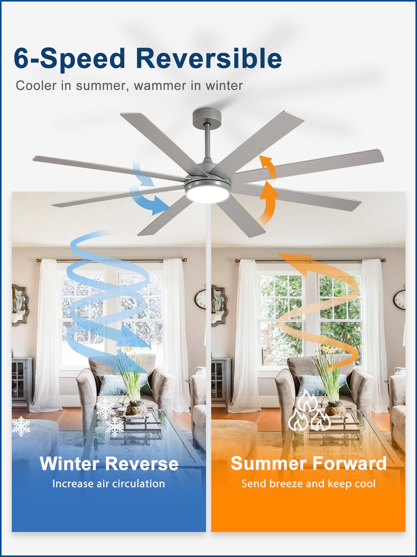 Depuley WS-FPZ197-66C-NK-LW Ceiling-Fans - View #2