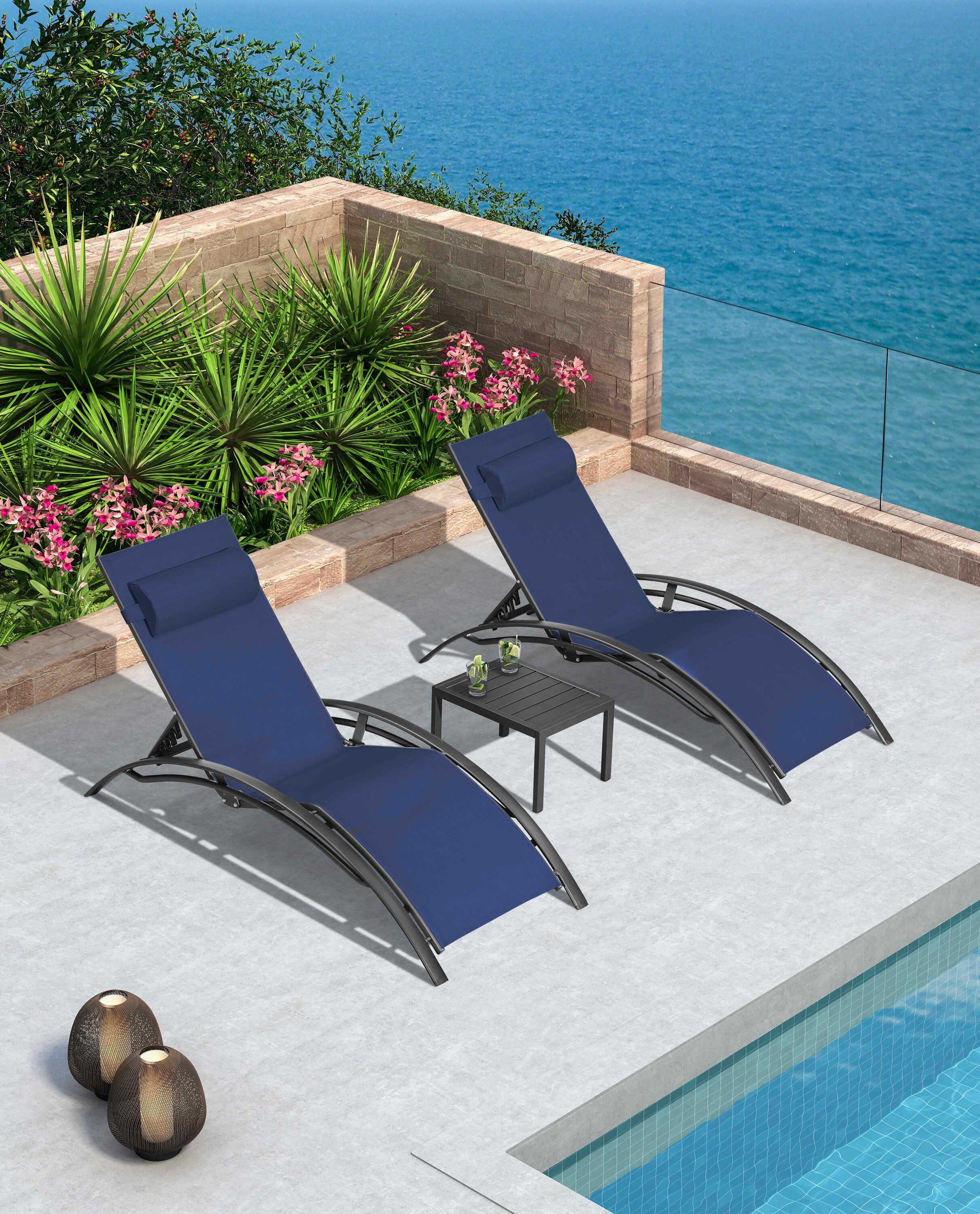 PURPLE LEAF LSMCLS01-RB-4PC Patio-Chairs - View #6