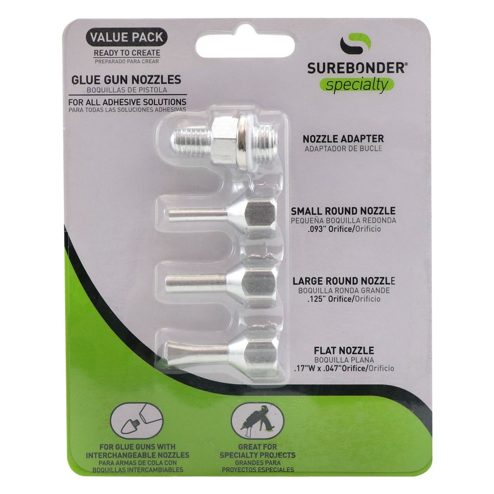 Surebonder 100SET Hot Melt Glue Gun Standard Nozzle Set - Priddy Sales  Company