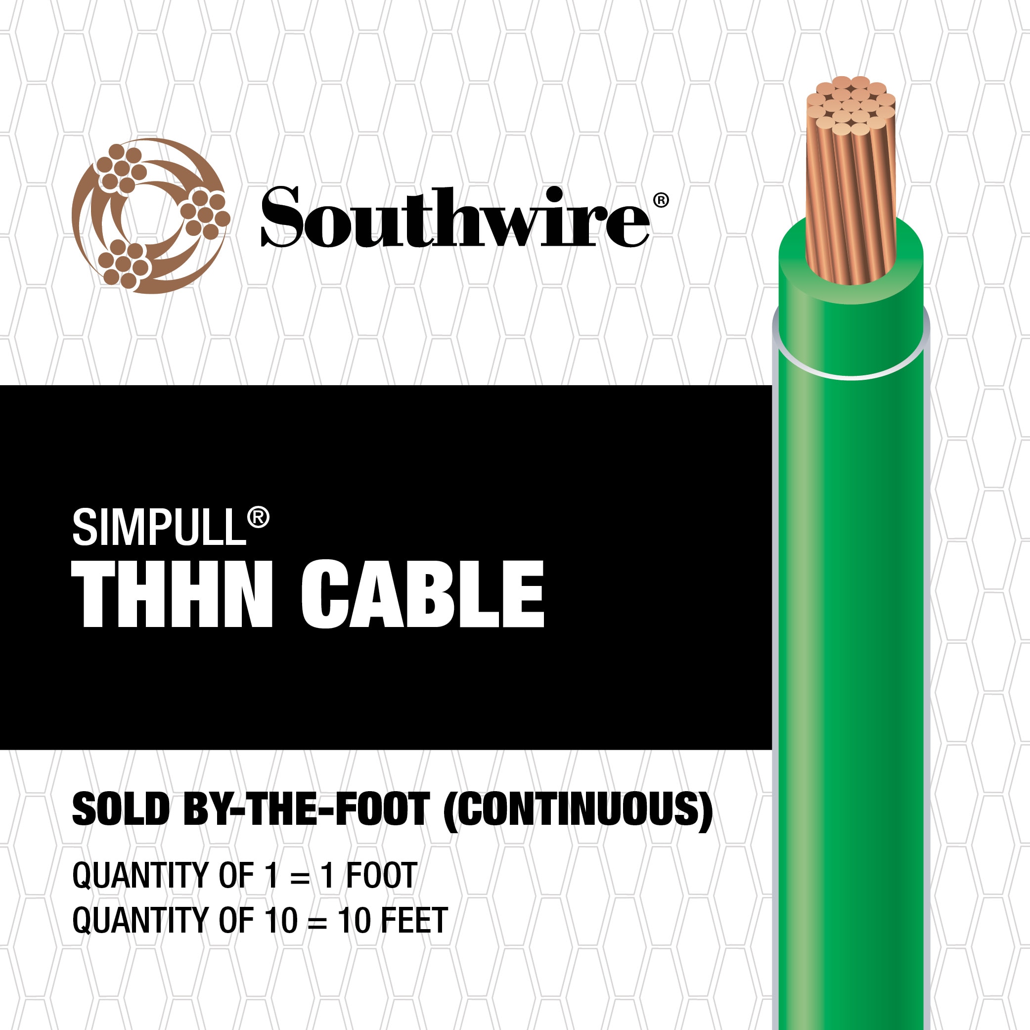 Southwire 15-ft 6-Gauge Solid Soft Drawn Copper Bare Wire (By-the-roll) in  the Ground Wire department at