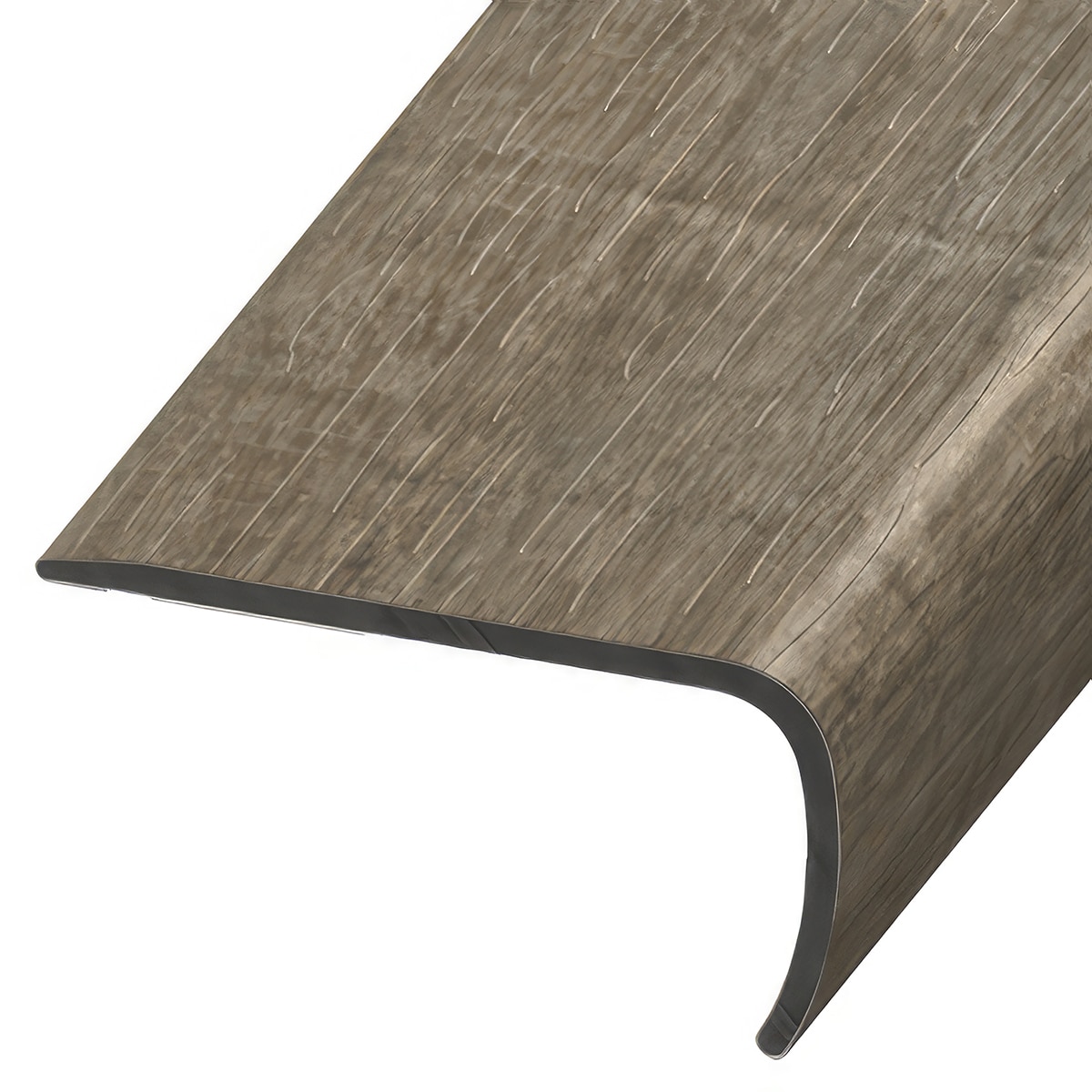 Versatrim VE-121157 DecoCore Lucida-DecoCore-Grace Bay 1-in T x 2-in W x 94-in L PVC Square cap