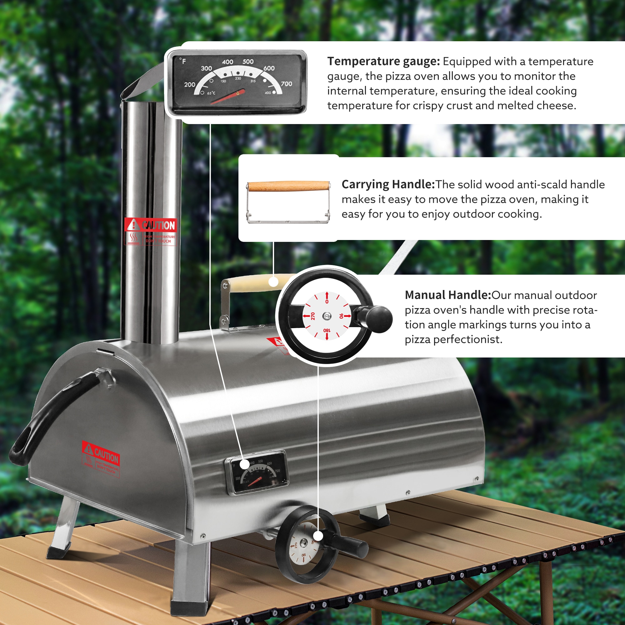 Maocao Hoom JL134341 Outdoor-Pizza-Ovens - View #14