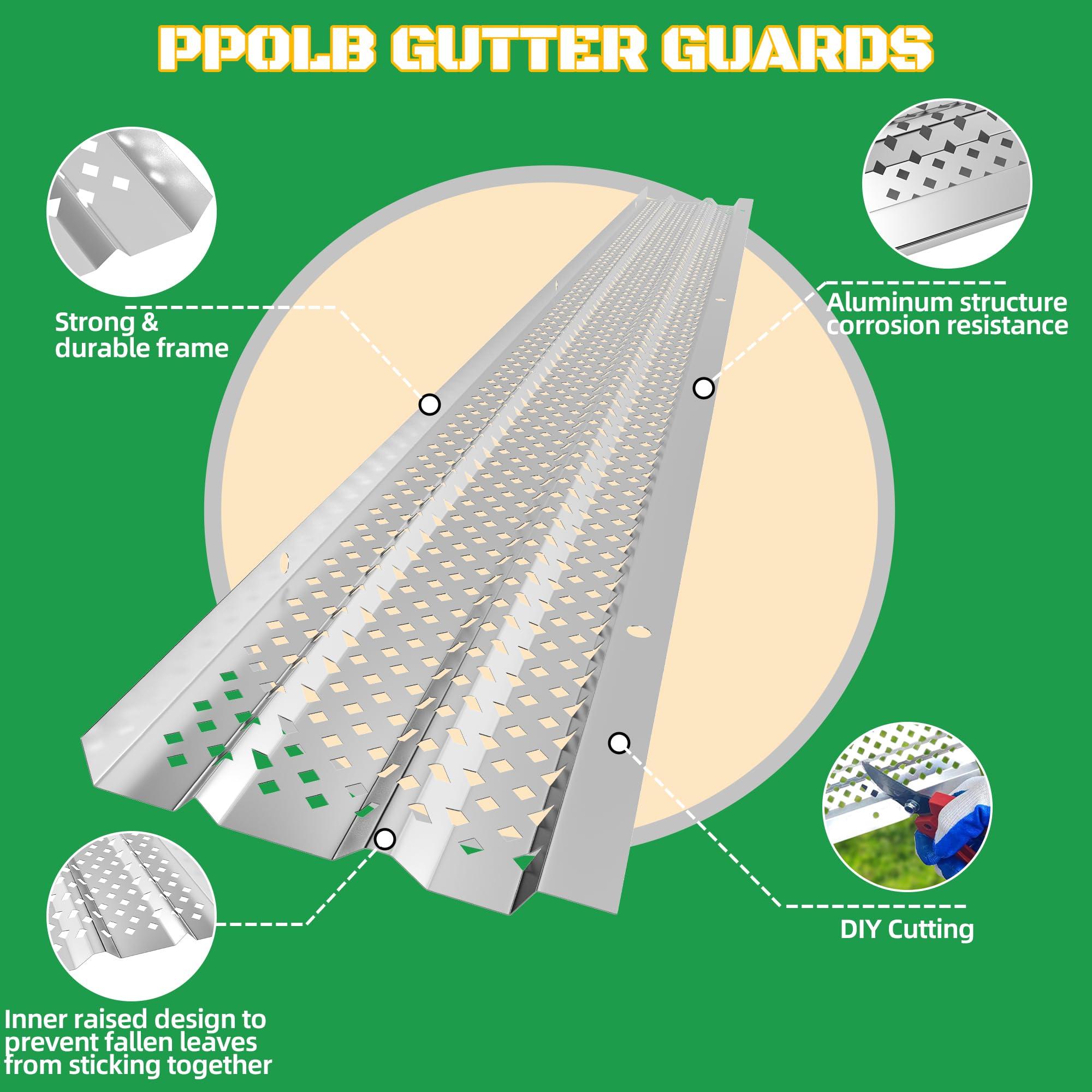 Phewnyzo LPW0727W385 Gutter-Hangers-Brackets - View #7