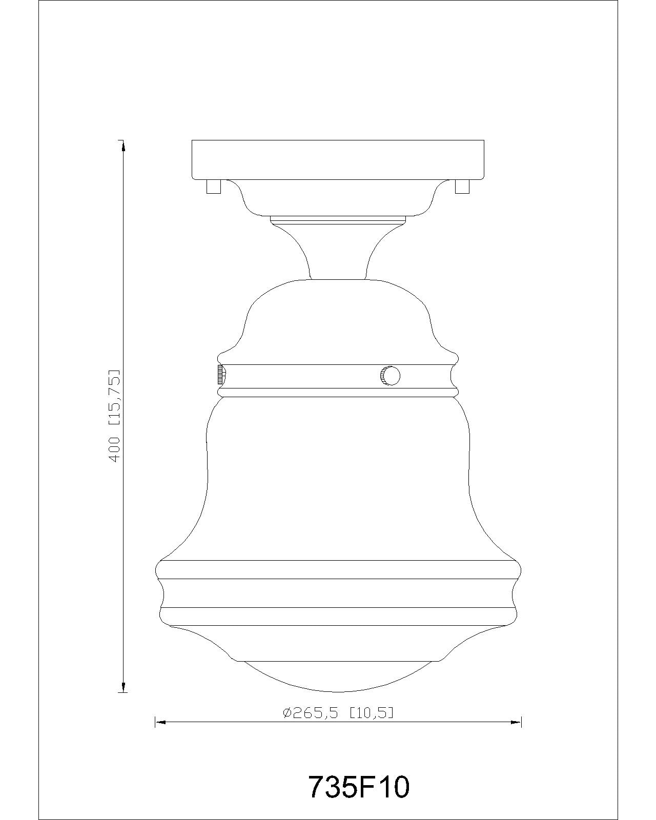 Z-Lite 735F10-BN flushmounts - View #8