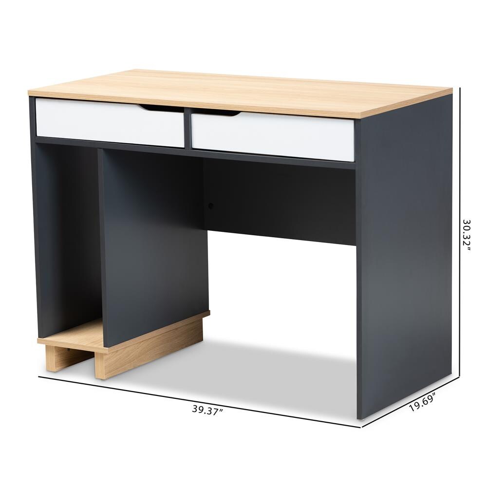 Baxton Studio Computer desk Desks at Lowes