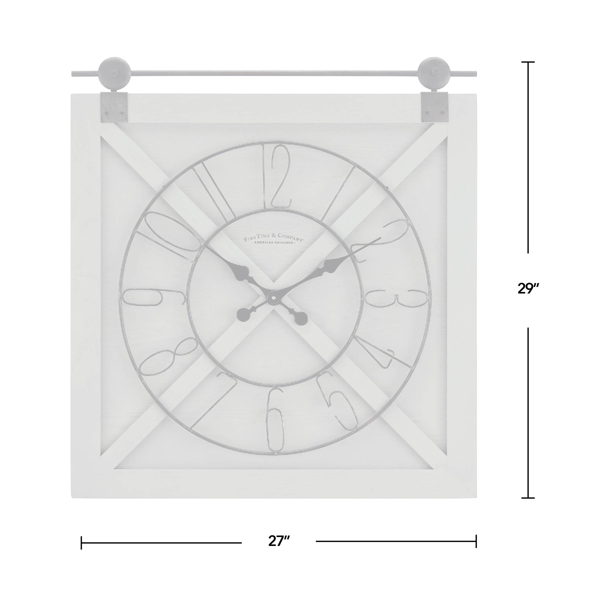 FirsTime 31202 Indoor-Outdoor-Clocks - View #4