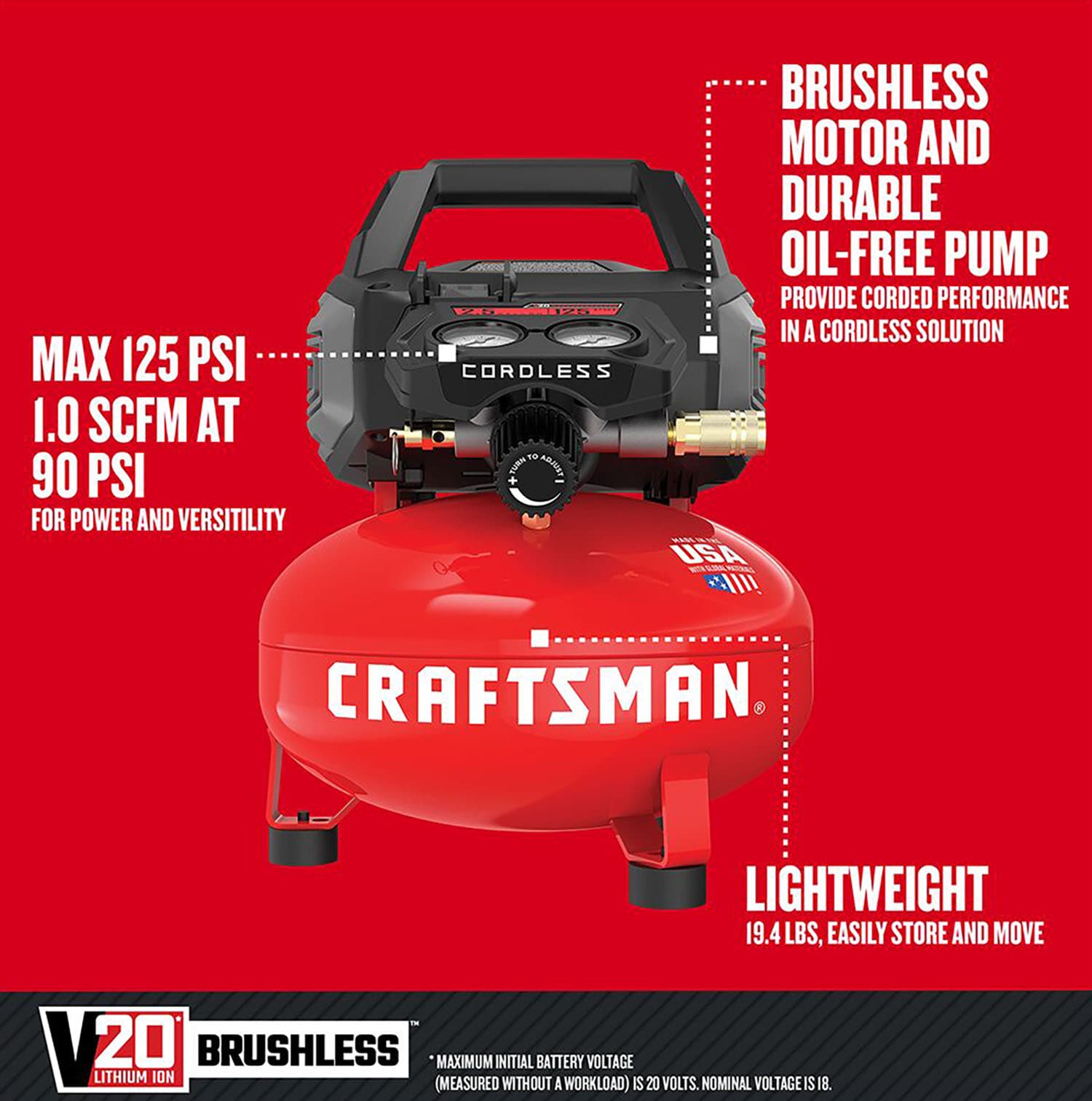 CRAFTSMAN CMCC2520M1 Air-Compressors - View #2