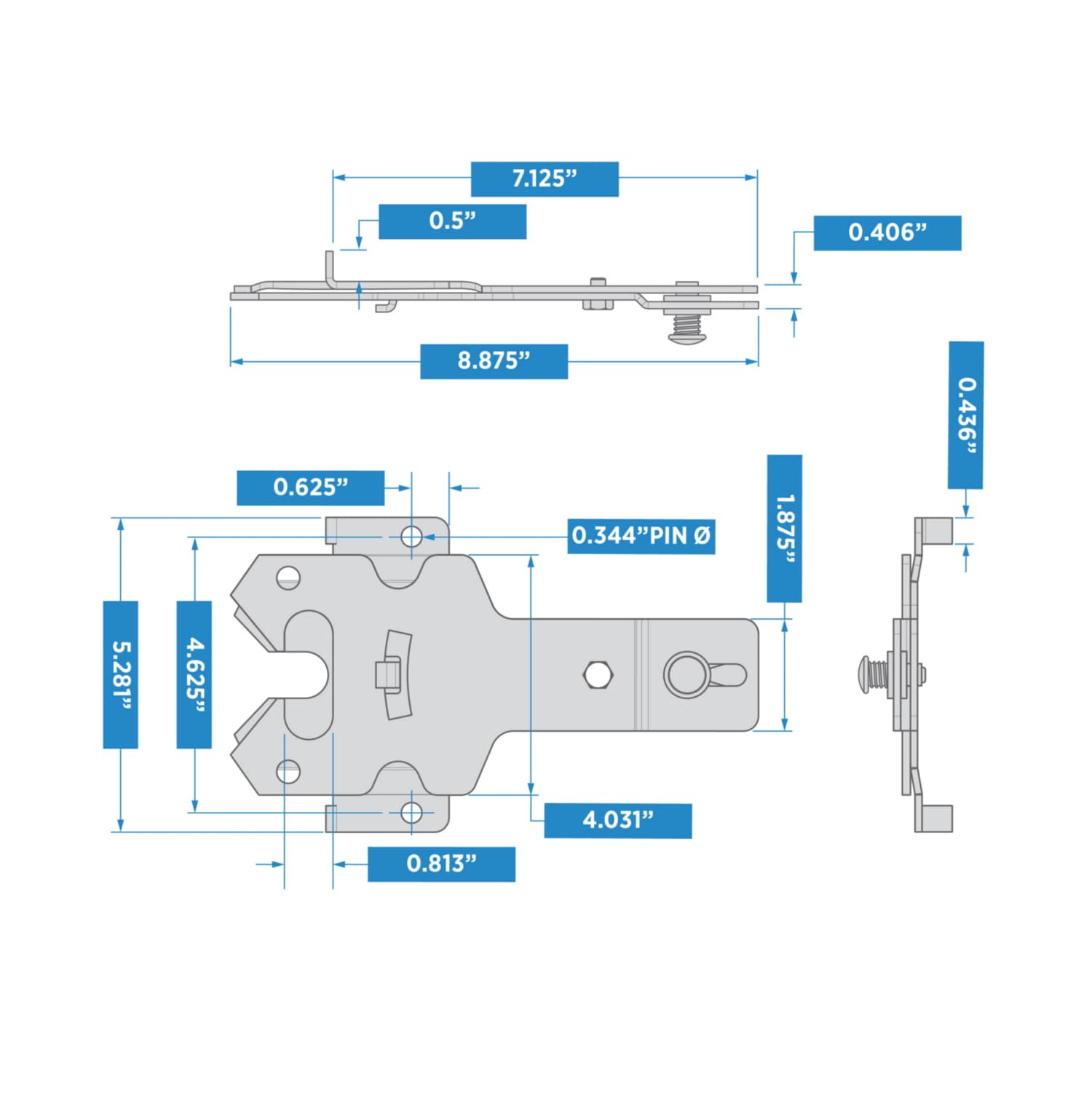 National Hardware N109-306 Gate-Hardware - View #9