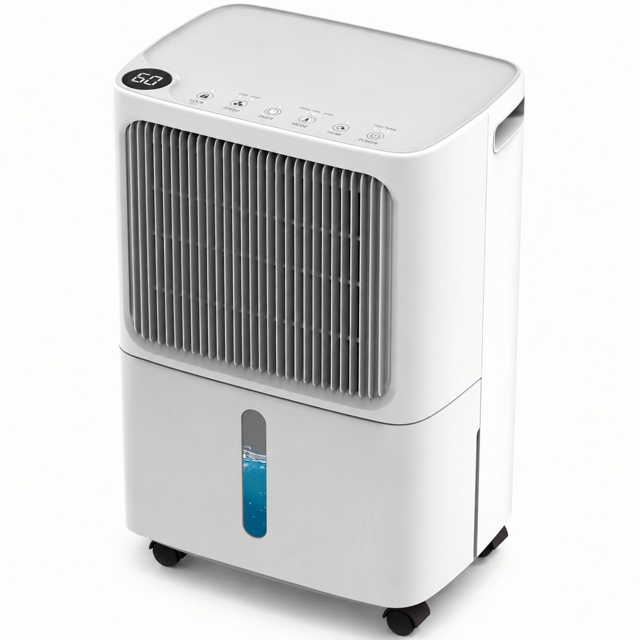 Aoibox  34 Pint Dehumidifier for Basement and Large Rooms 2500 Sq Ft Coverage Auto Drain or Manual Drainage Digital