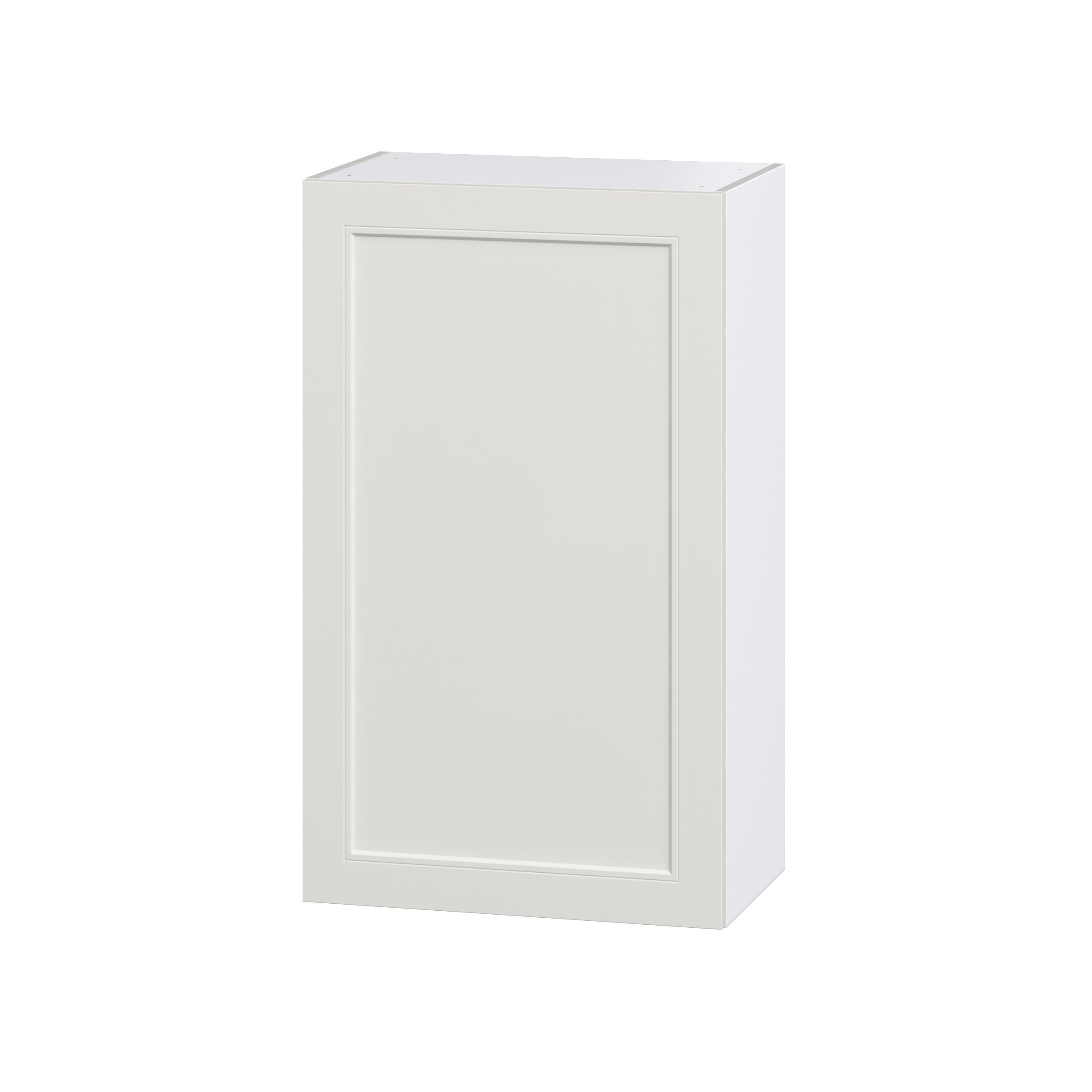 Hugo&Borg Belcourt 18-in W x 40-in H x 14-in D Gray Painted Wall Fully Assembled Cabinet (Recessed Panel Shaker Door Style)