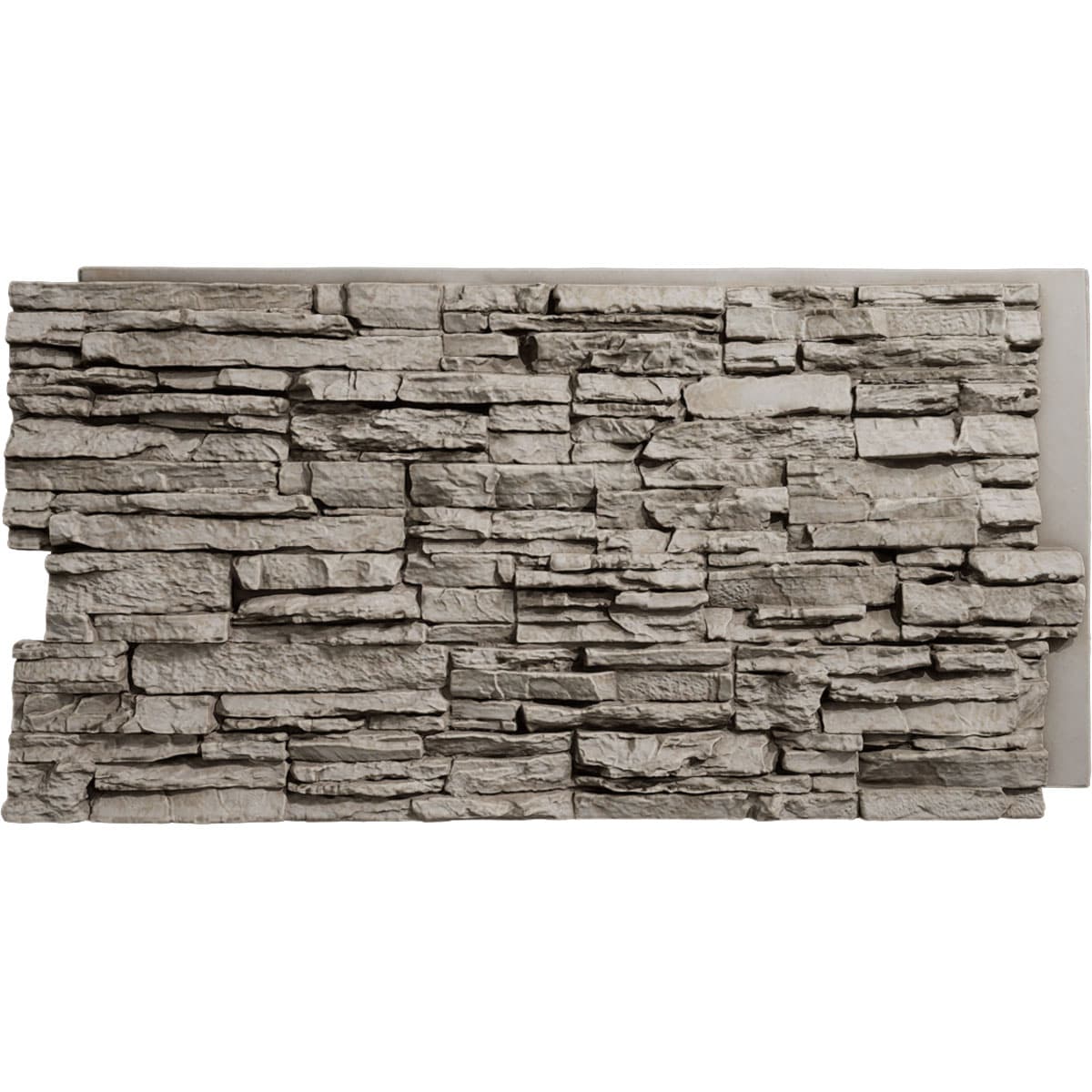 Ekena Millwork PNU24X48CNSD 45.75-in x 24.5-in Canyon Ridge Stacked Stone 8 Square feet Sandstone Faux stone veneer