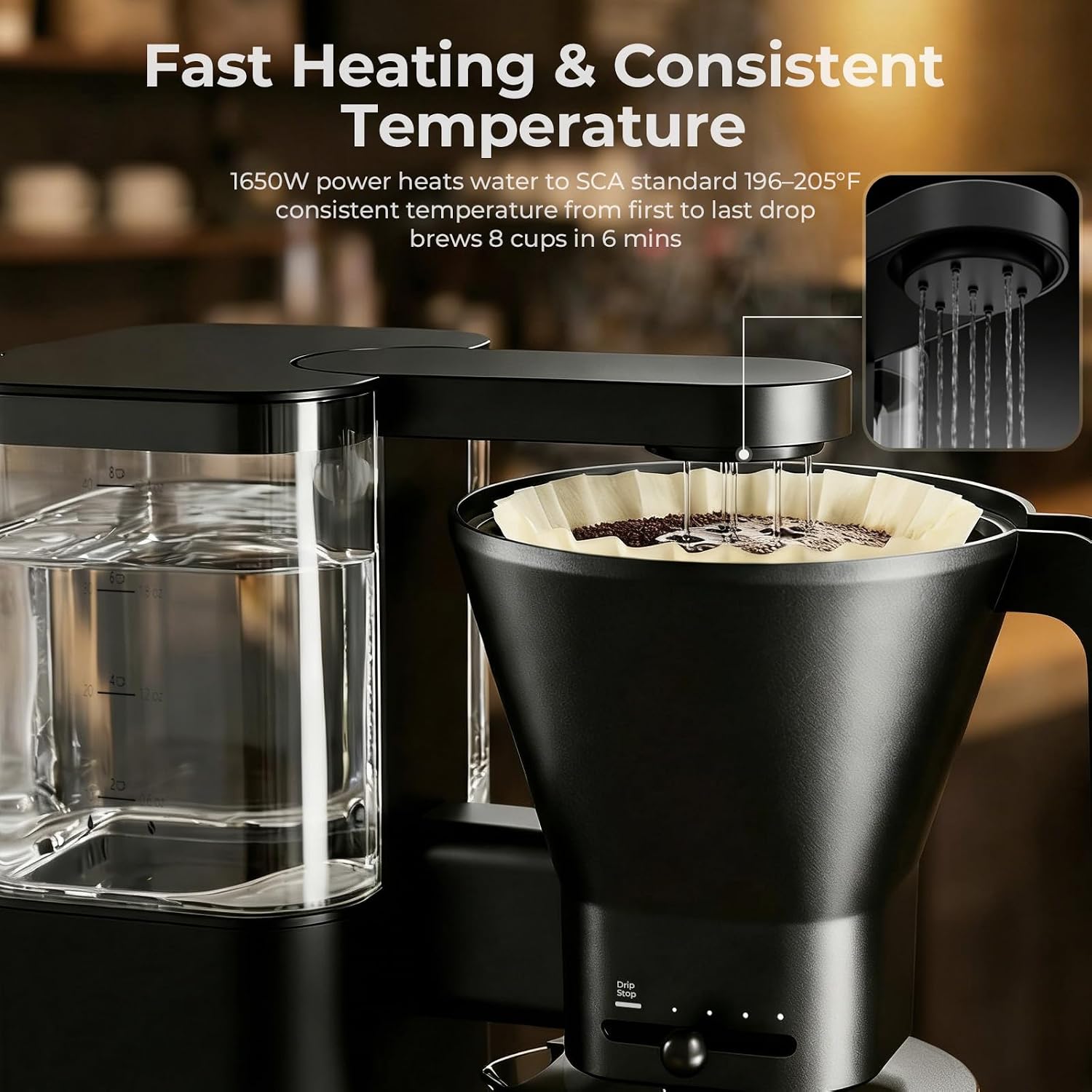 Kismile 93125KCM0-BLACK Coffee-Makers - View #3