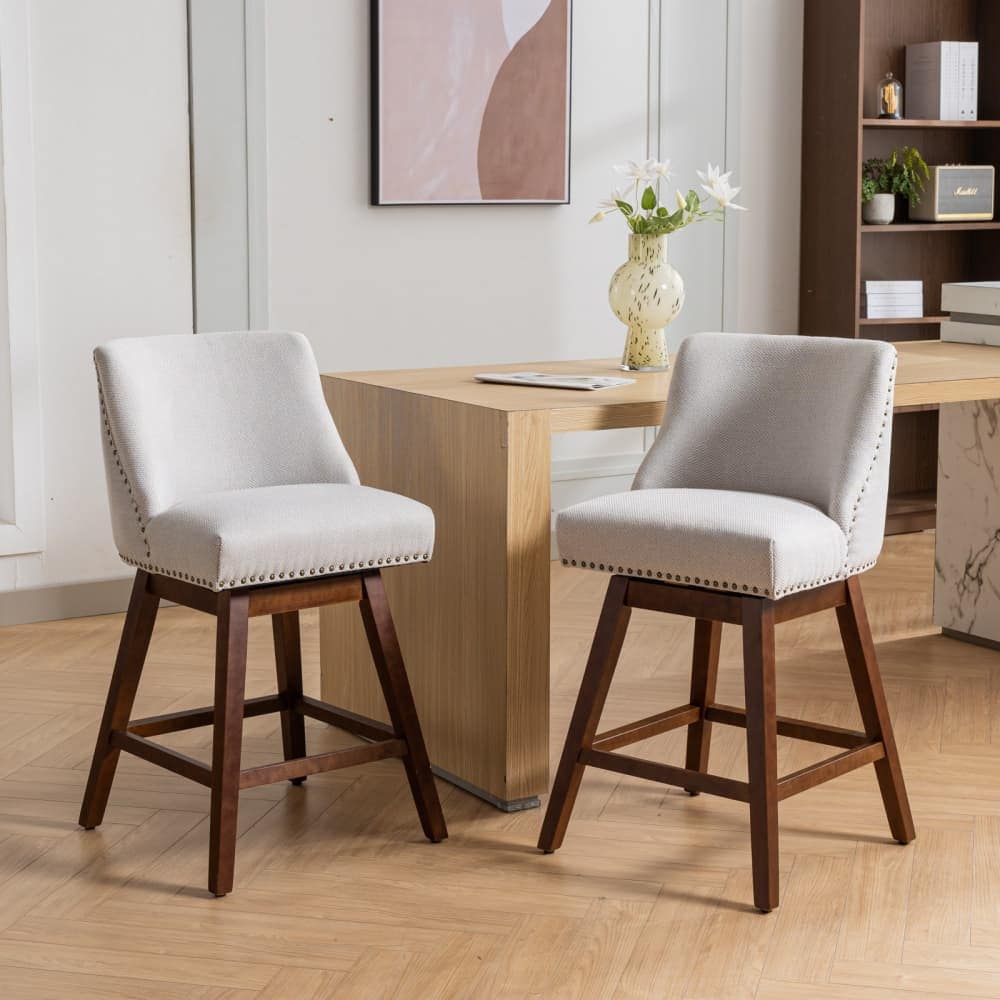 Maison Boucle PORTLAND-MB-BEIGE stools - View #2