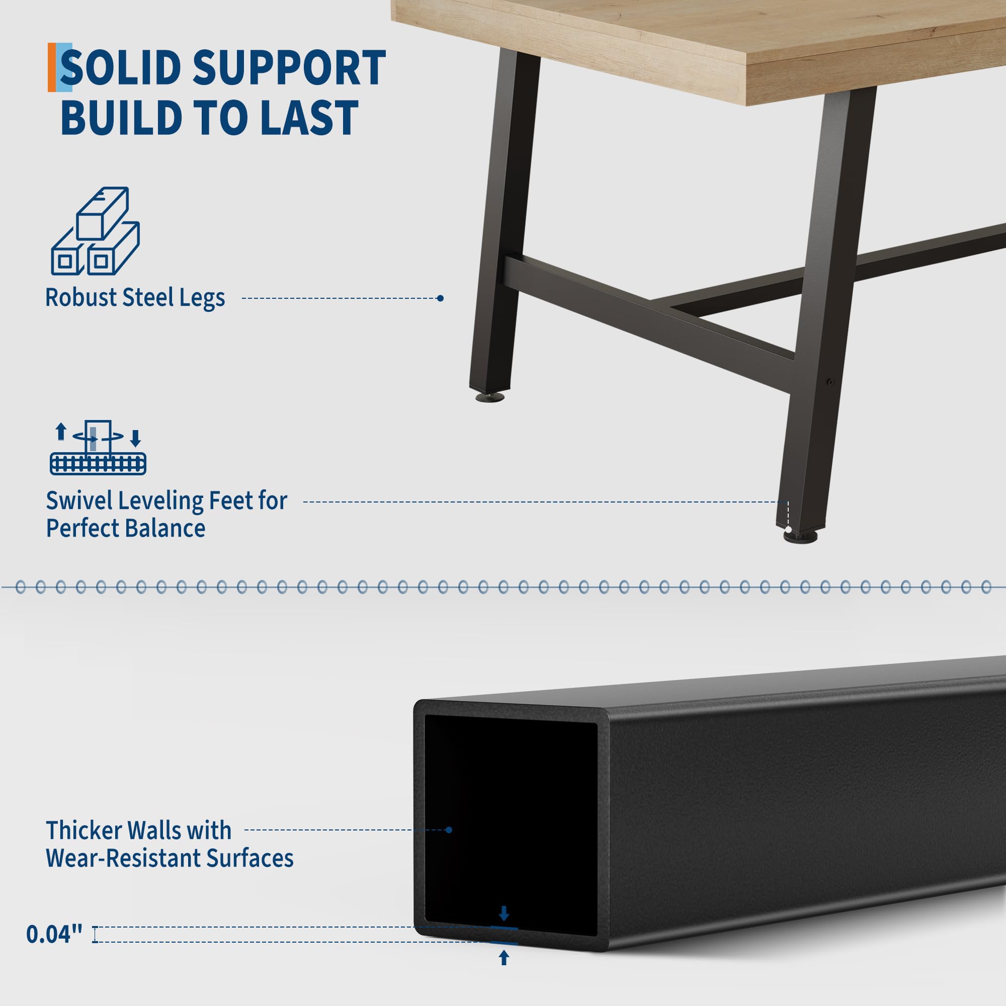 Garvee HHZ-PHK-35KSW4P5 Dining-Tables - View #5
