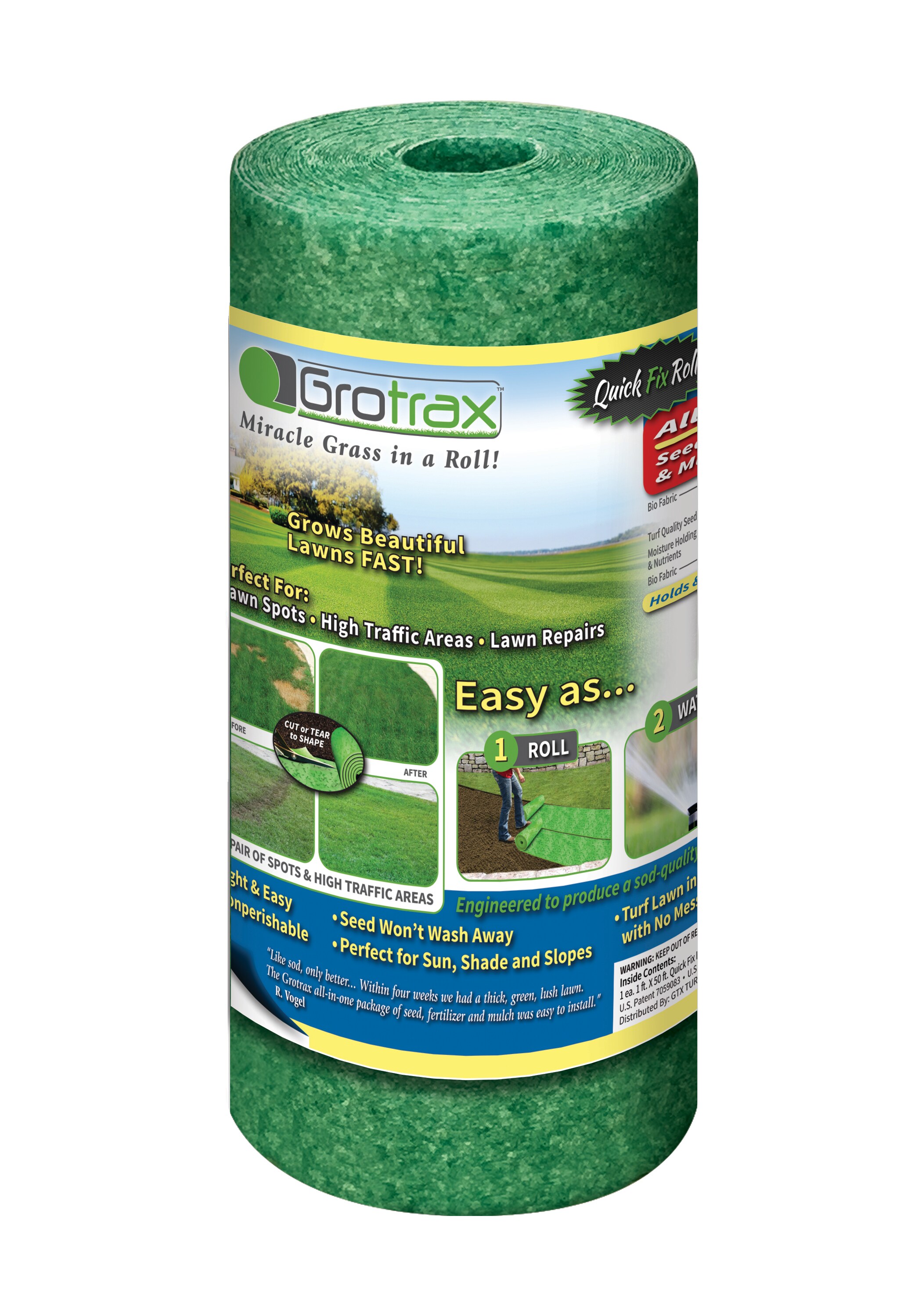 Grotrax 50-ft x 1-ft Compost Fabric Natural Seed Blanket at Lowes.com