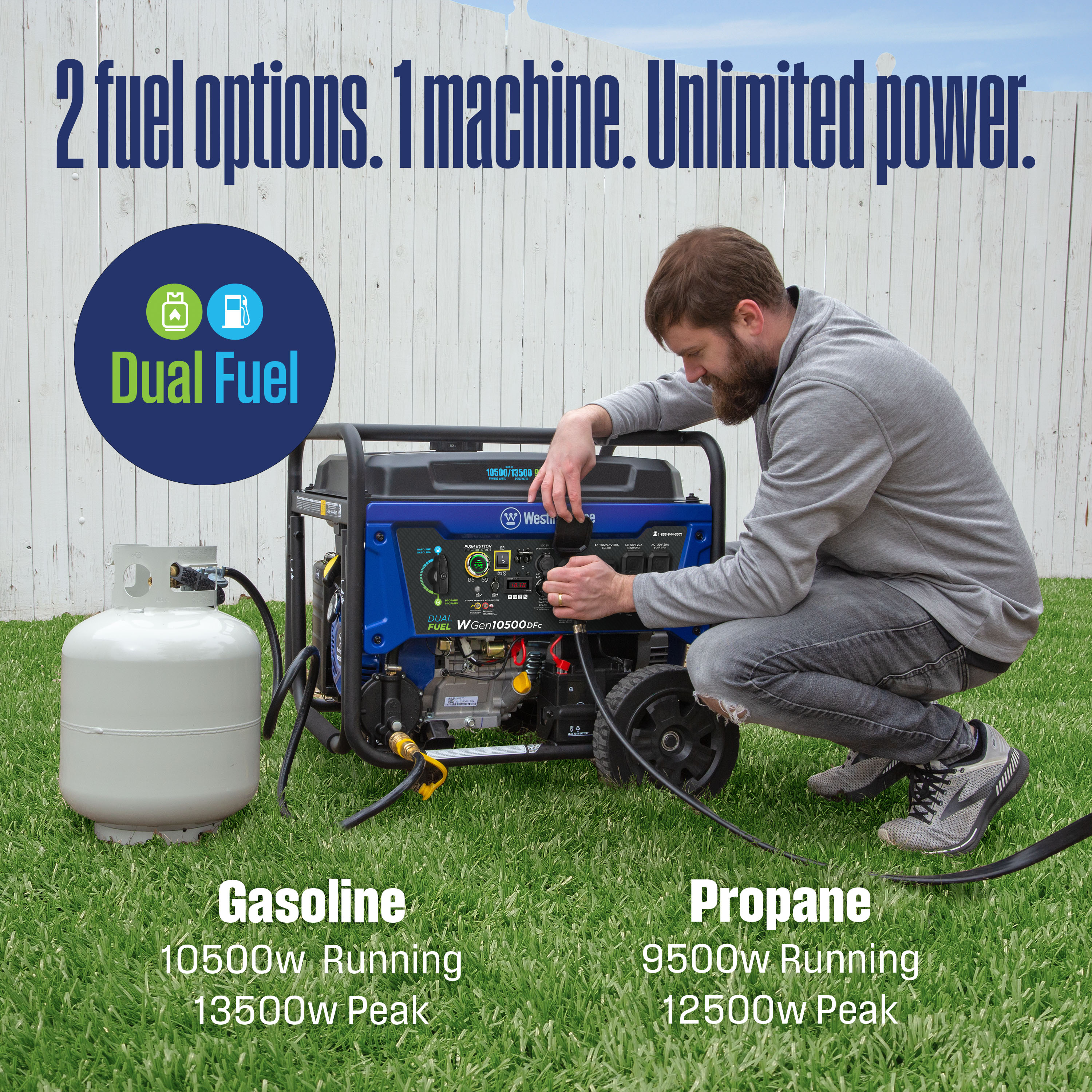 Westinghouse WGEN10500DFC Portable-Generators - View #3
