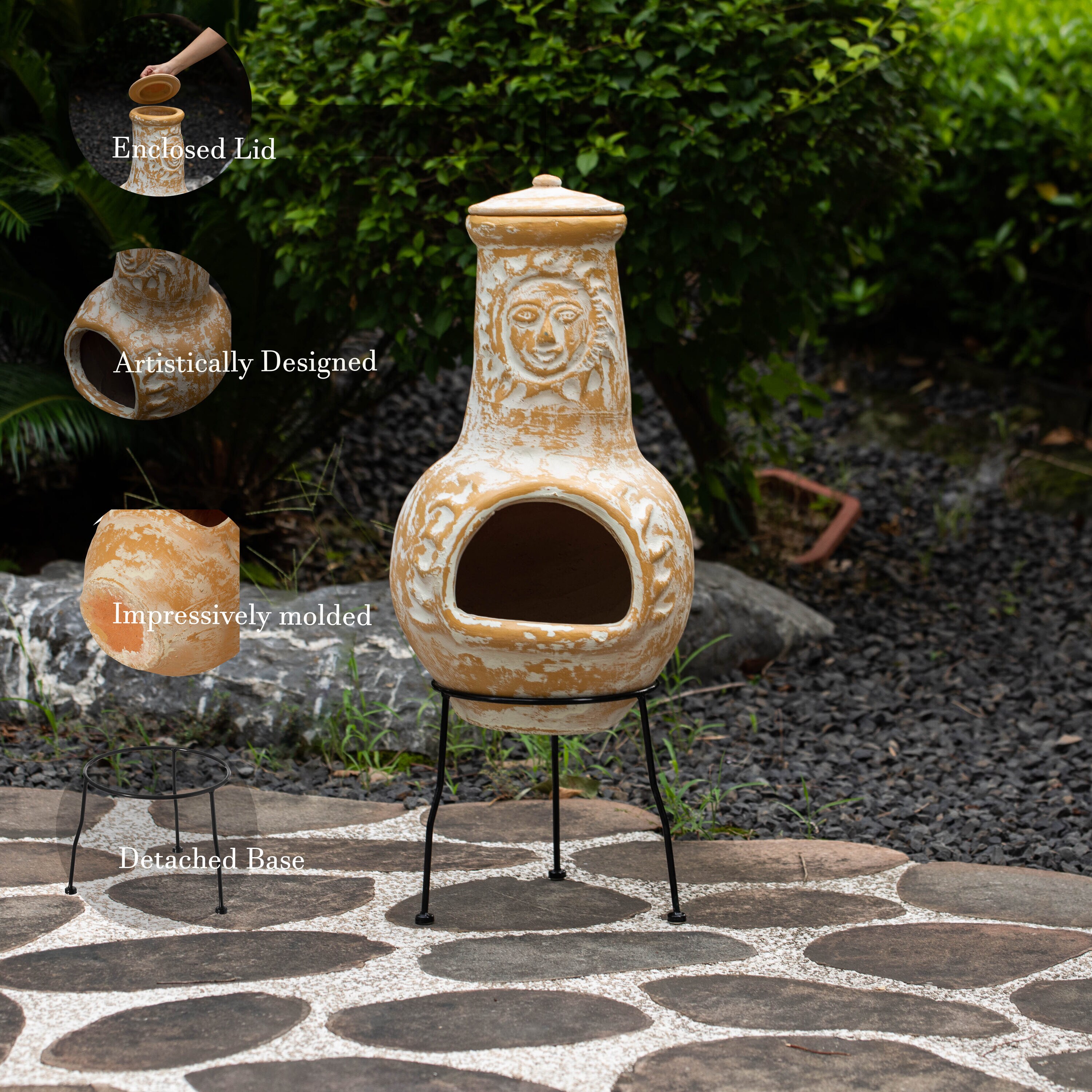 Vintiquewise QI004631.TC Outdoor-Woodburning-Firepits - View #5