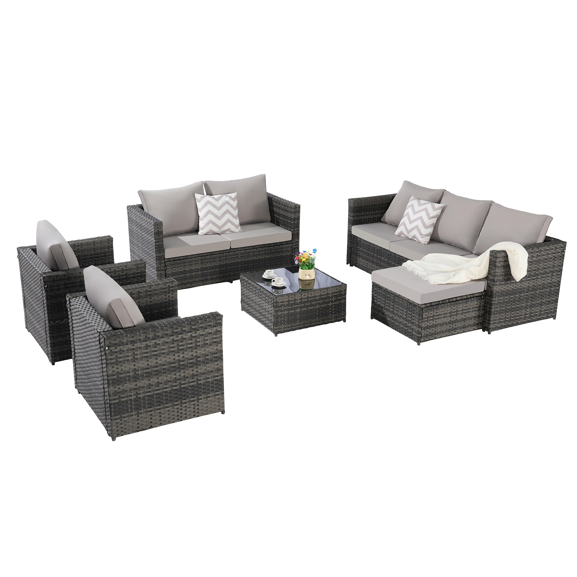 SINOFURN SYB670022BG Patio-Conversation-Sets - View #6