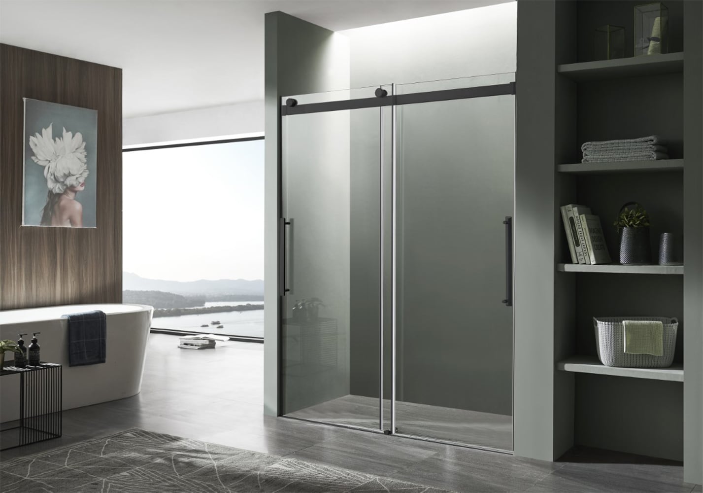 ANZZI SD-FRLS05902MB Shower-Doors - View #2