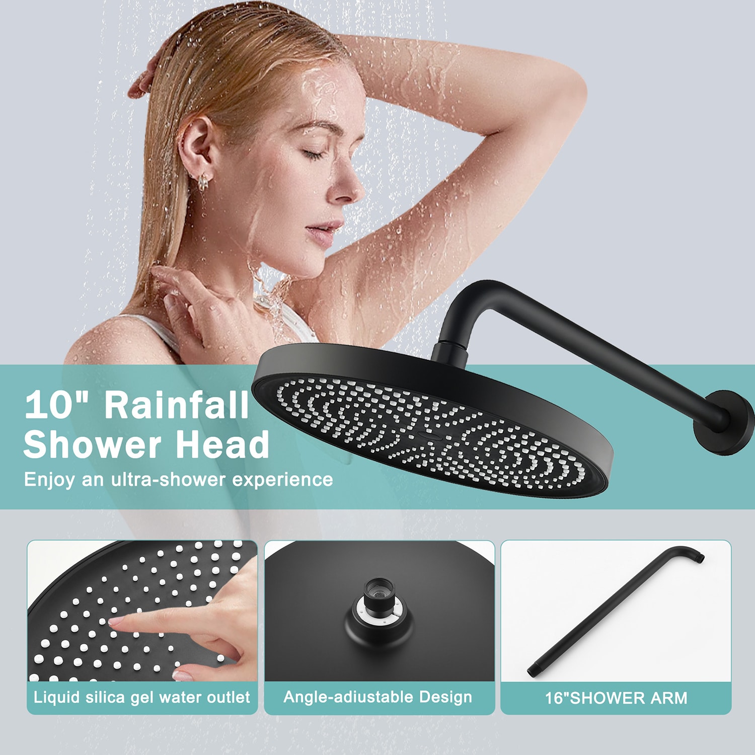 GZMR MR-EB-W-2-12-BN Showerhead-Bar-Panels - View #4