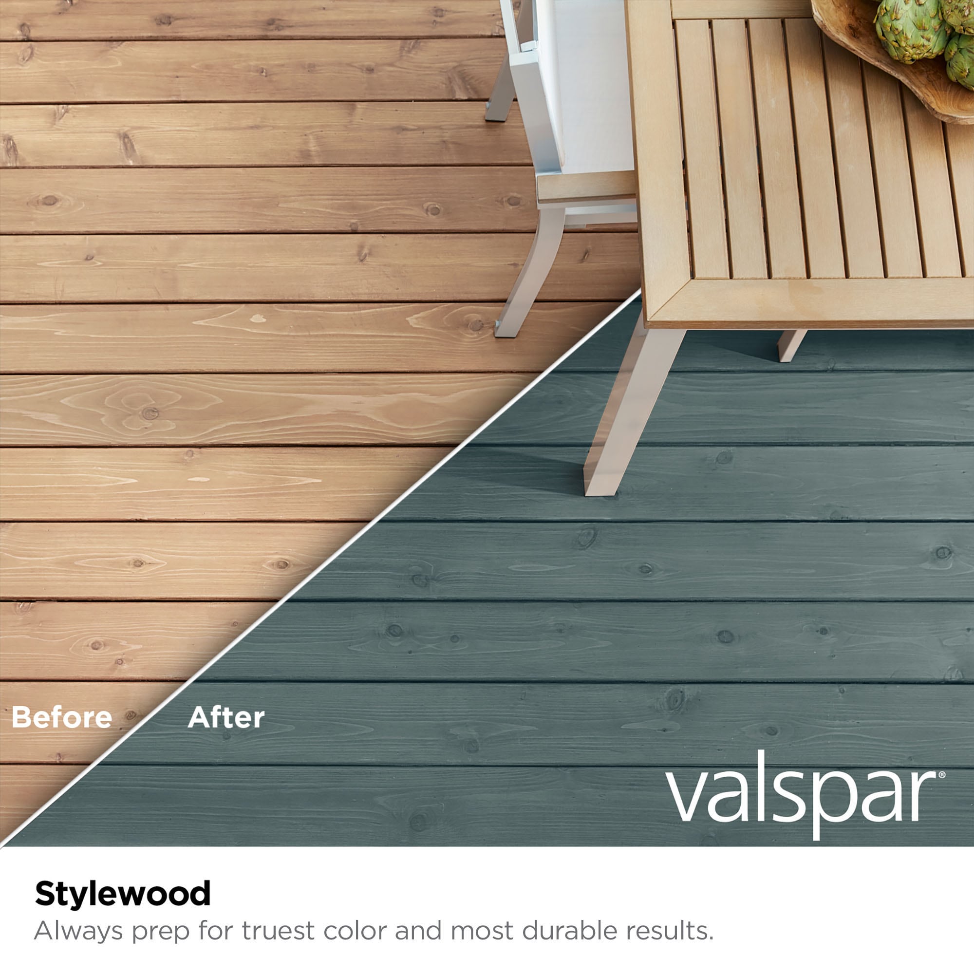 Valspar Stylewood Semi-transparent Exterior Wood Stain and Sealer