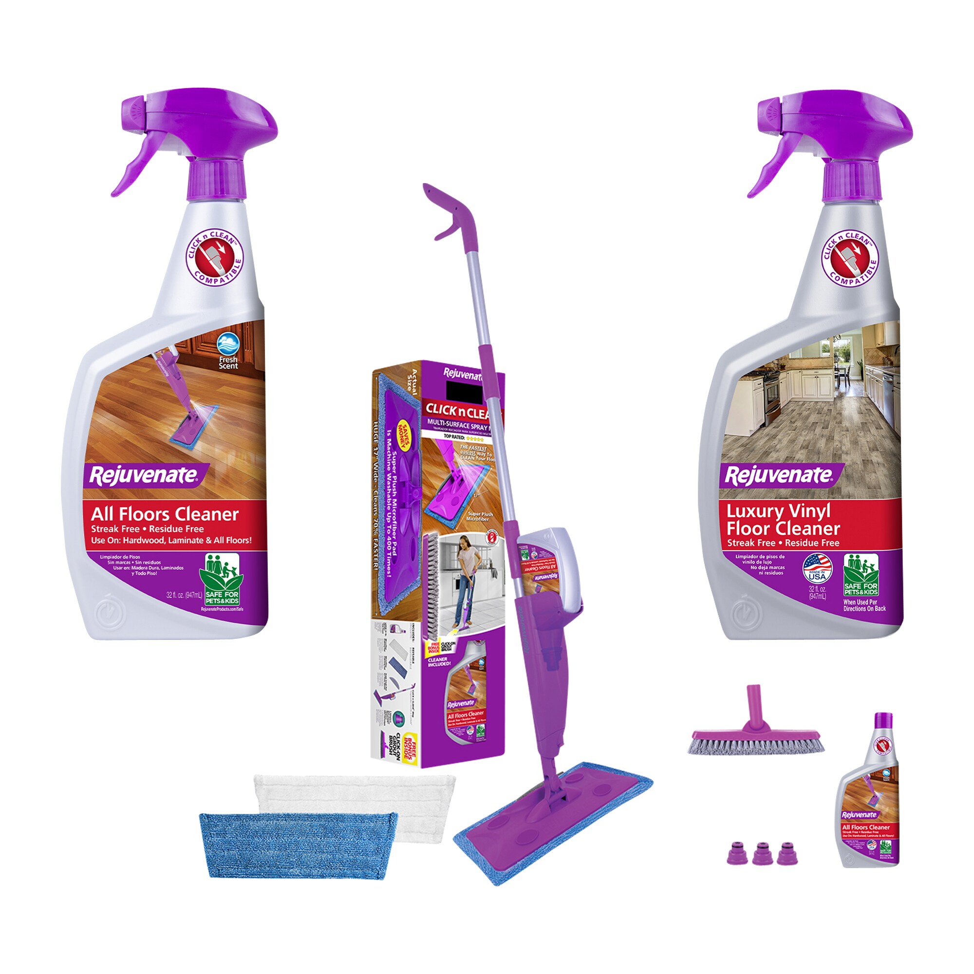 Shop Zep Grout Cleaning Kit with Zep Grout Cleaner and Grout/Tile Cleaning  Brush (Brush, Cleaner, Spray Bottle, and 50pk Mircofiber Cloth) at