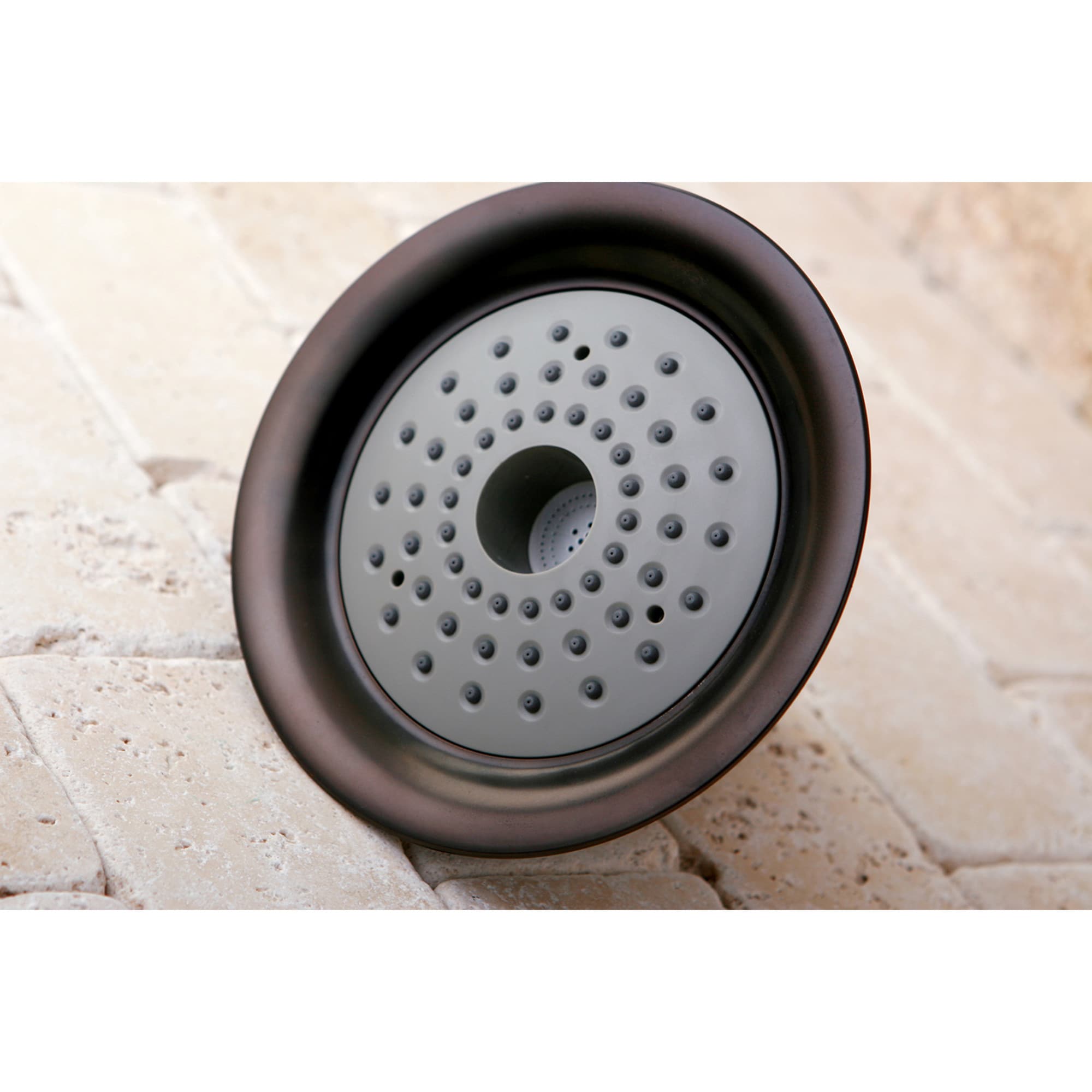 Kingston Brass UKX365 Showerscape 2.0 -Settings Oil-rubbed bronze 6-in Round Fixed Shower Head 1.8 GPM