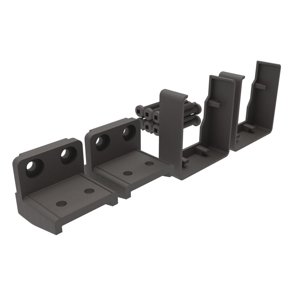 Freedom 6.32-in x 3.14-in VersaRail Matte Bronze Aluminum Line Connector