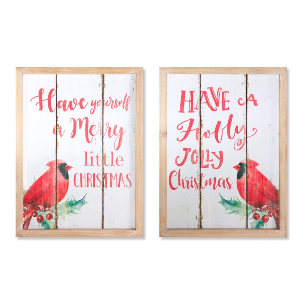 Melrose International 17.75-in Cardinal (2-Pack) Christmas Decor at ...