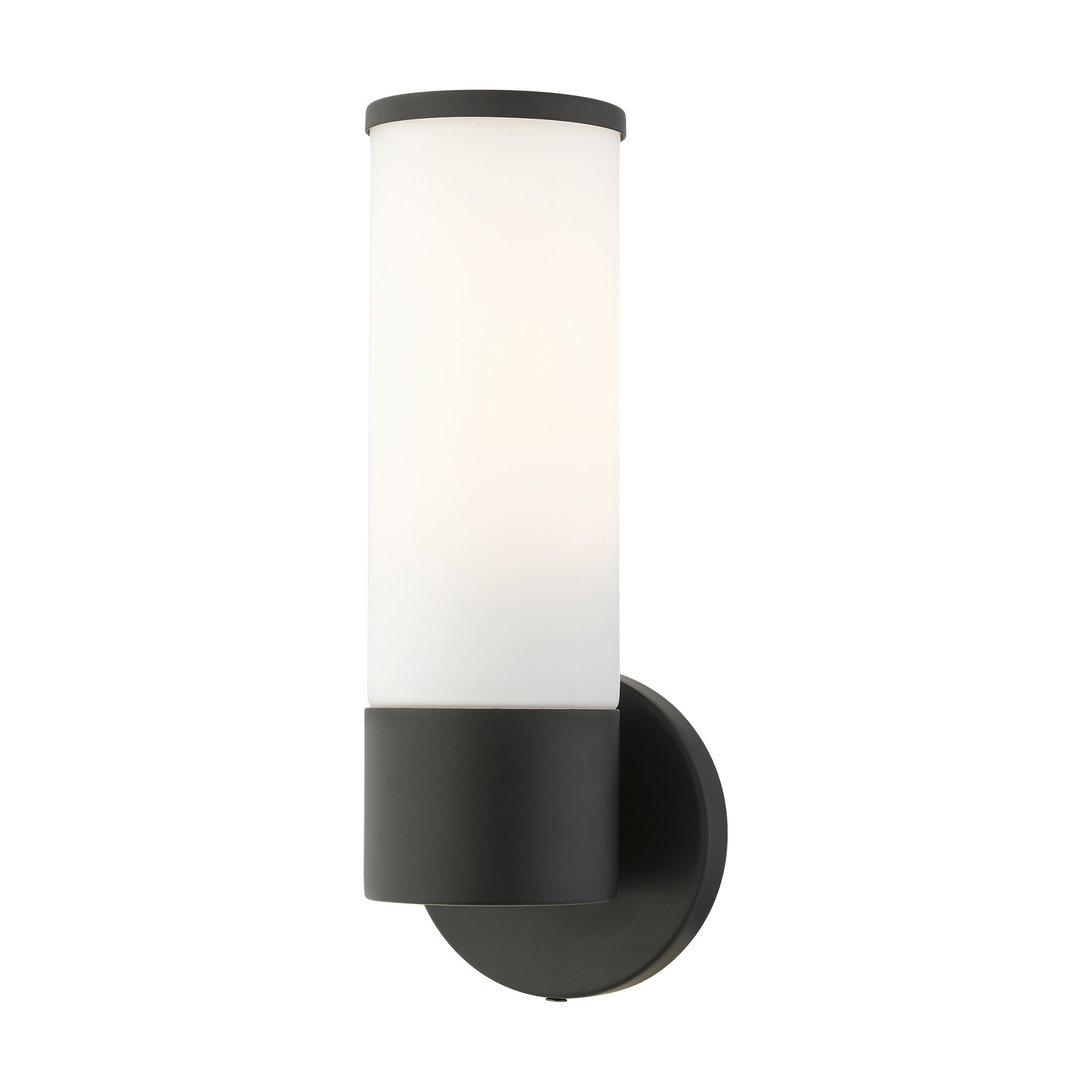 Livex Lighting 16561-04 Lindale 4.25-in W 1 -Light Matte Black Wall Sconce